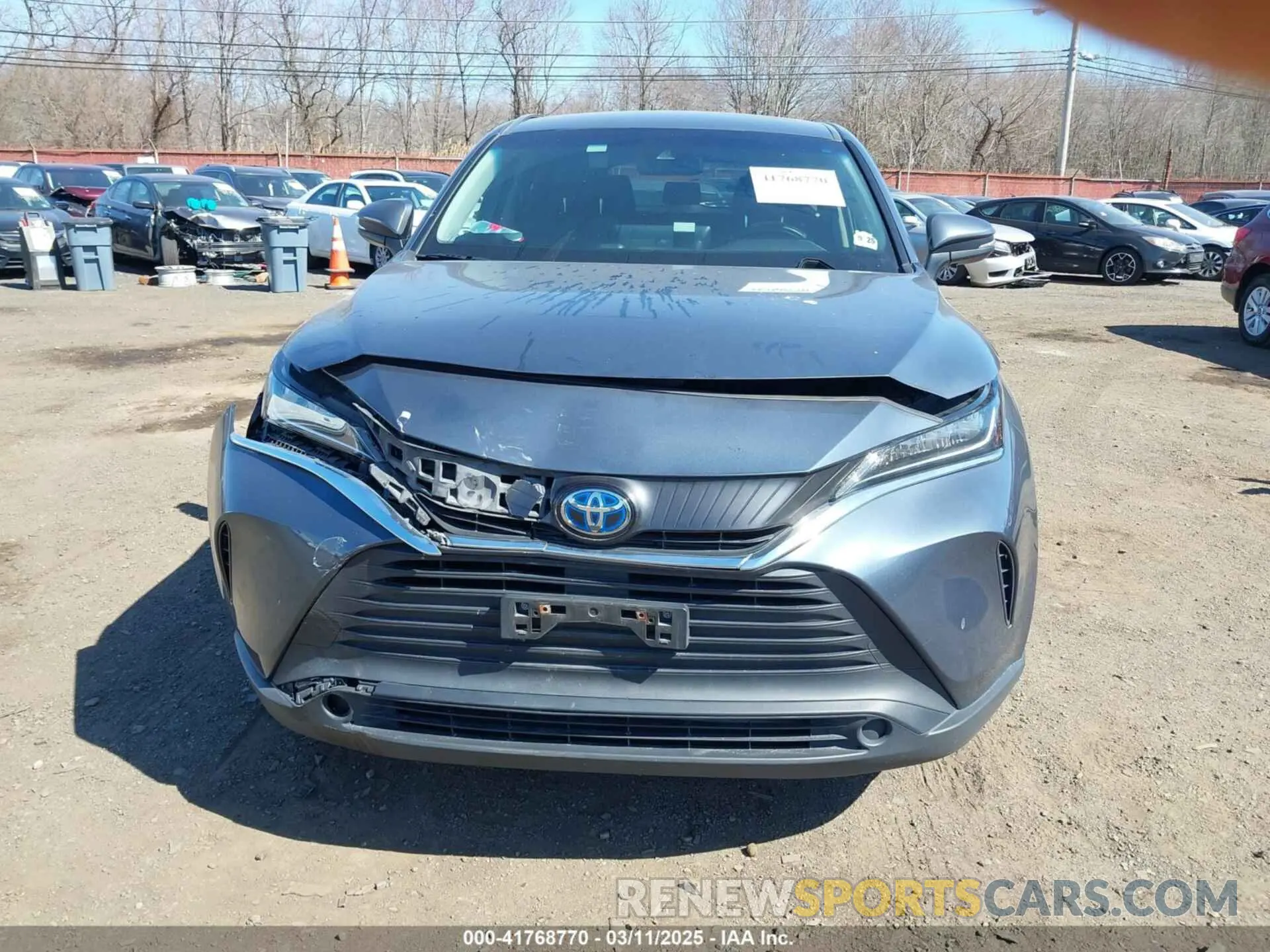 12 Photograph of a damaged car JTEAAAAH2MJ002520 TOYOTA VENZA 2021