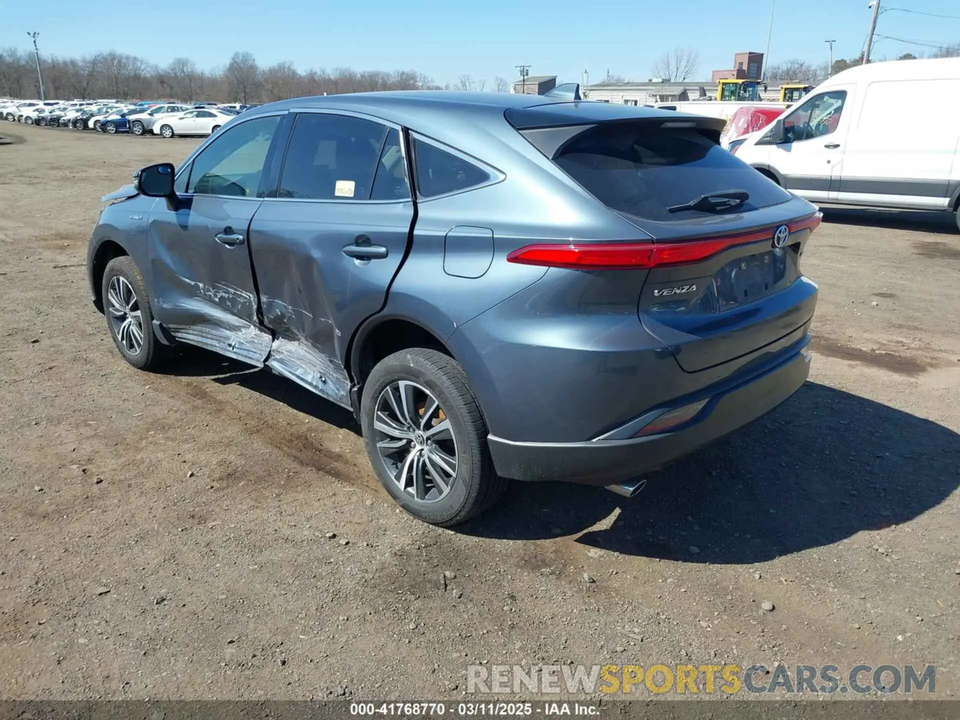 3 Photograph of a damaged car JTEAAAAH2MJ002520 TOYOTA VENZA 2021
