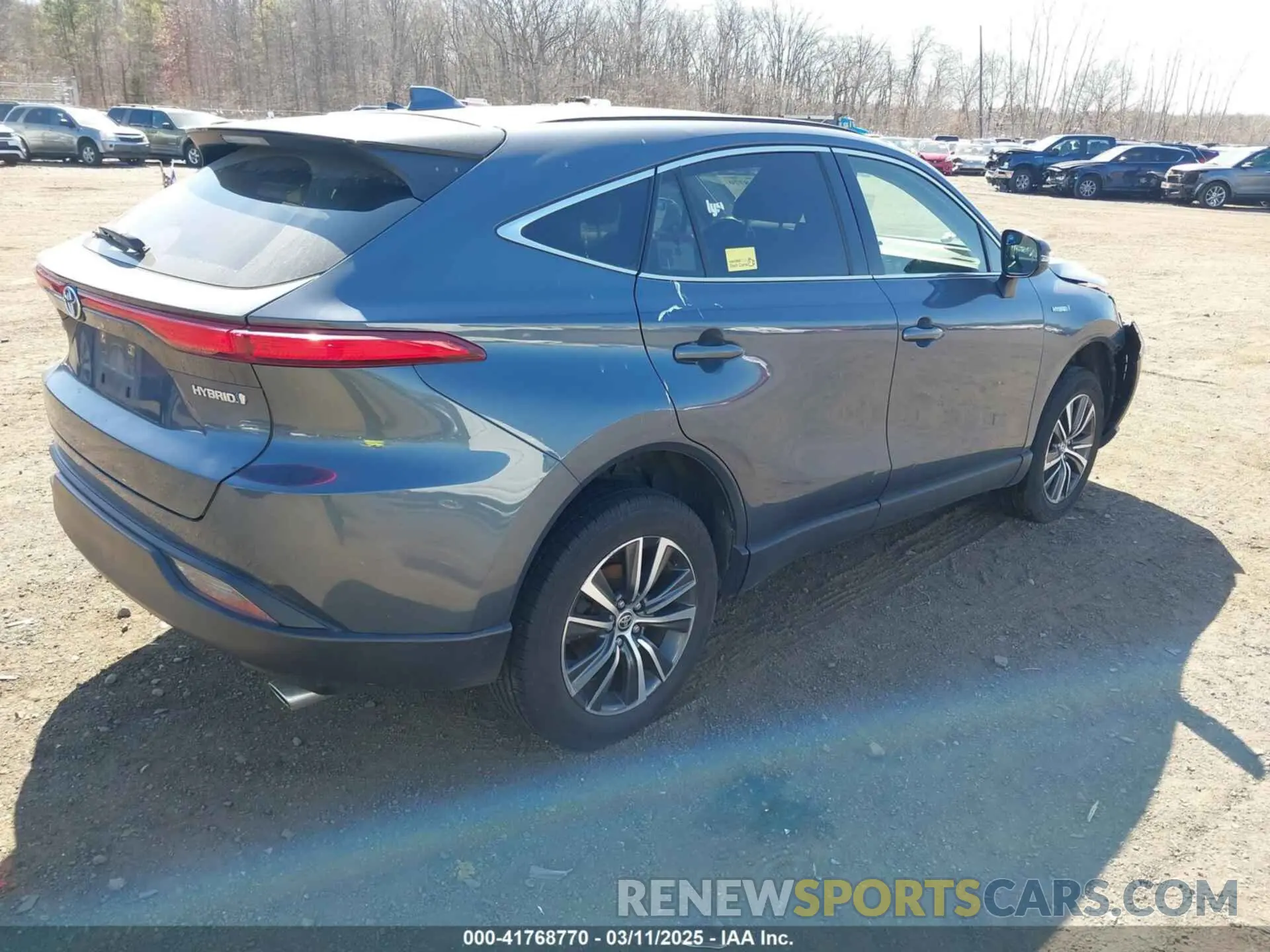 4 Photograph of a damaged car JTEAAAAH2MJ002520 TOYOTA VENZA 2021