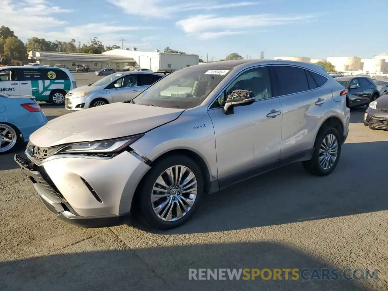 1 Photograph of a damaged car JTEAAAAH2MJ003991 TOYOTA VENZA 2021