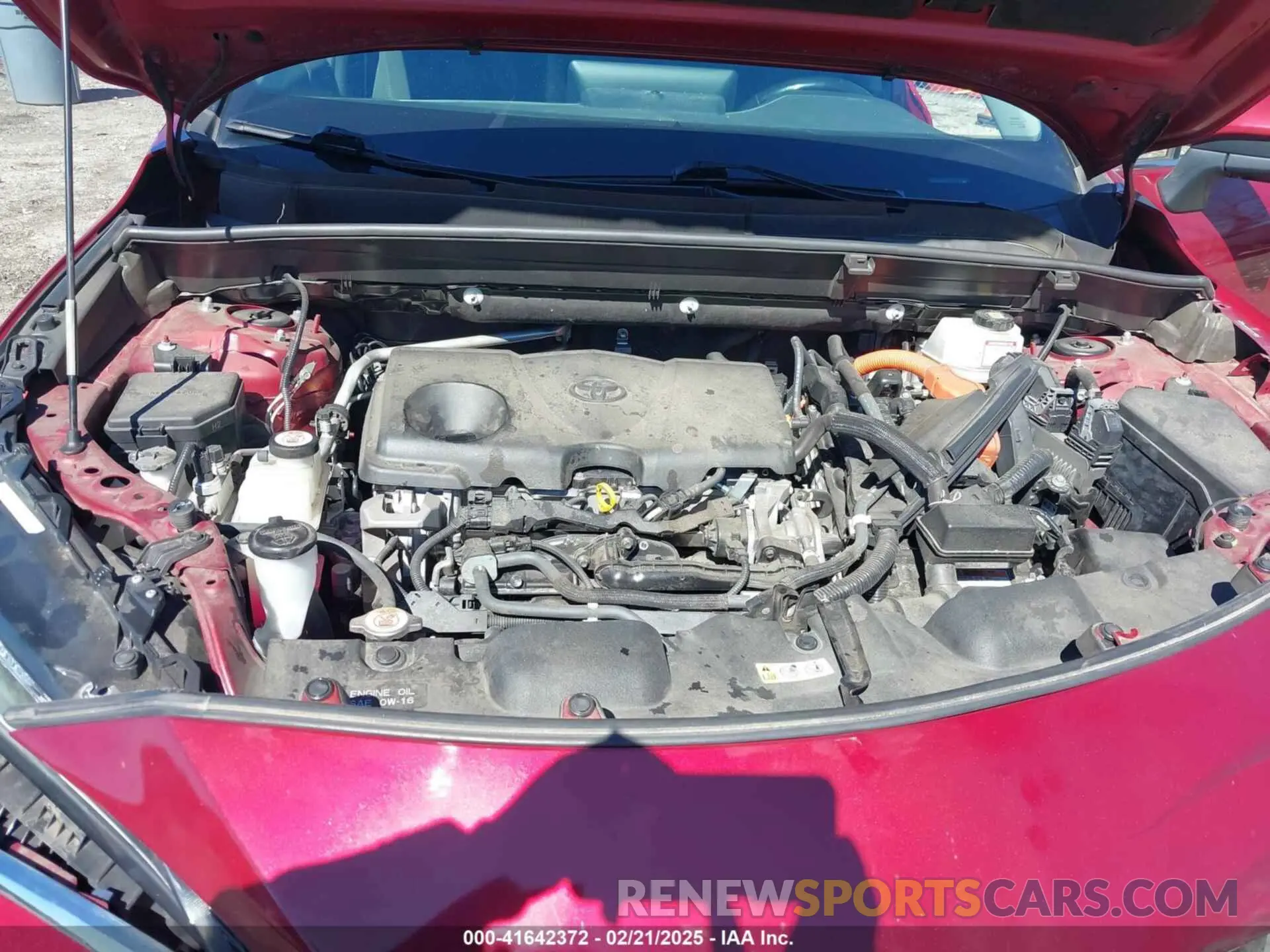 10 Photograph of a damaged car JTEAAAAH2MJ006695 TOYOTA VENZA 2021