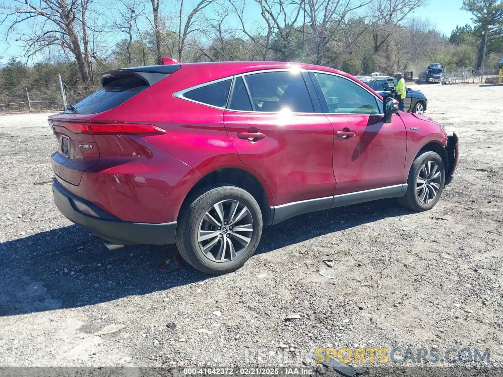 4 Photograph of a damaged car JTEAAAAH2MJ006695 TOYOTA VENZA 2021