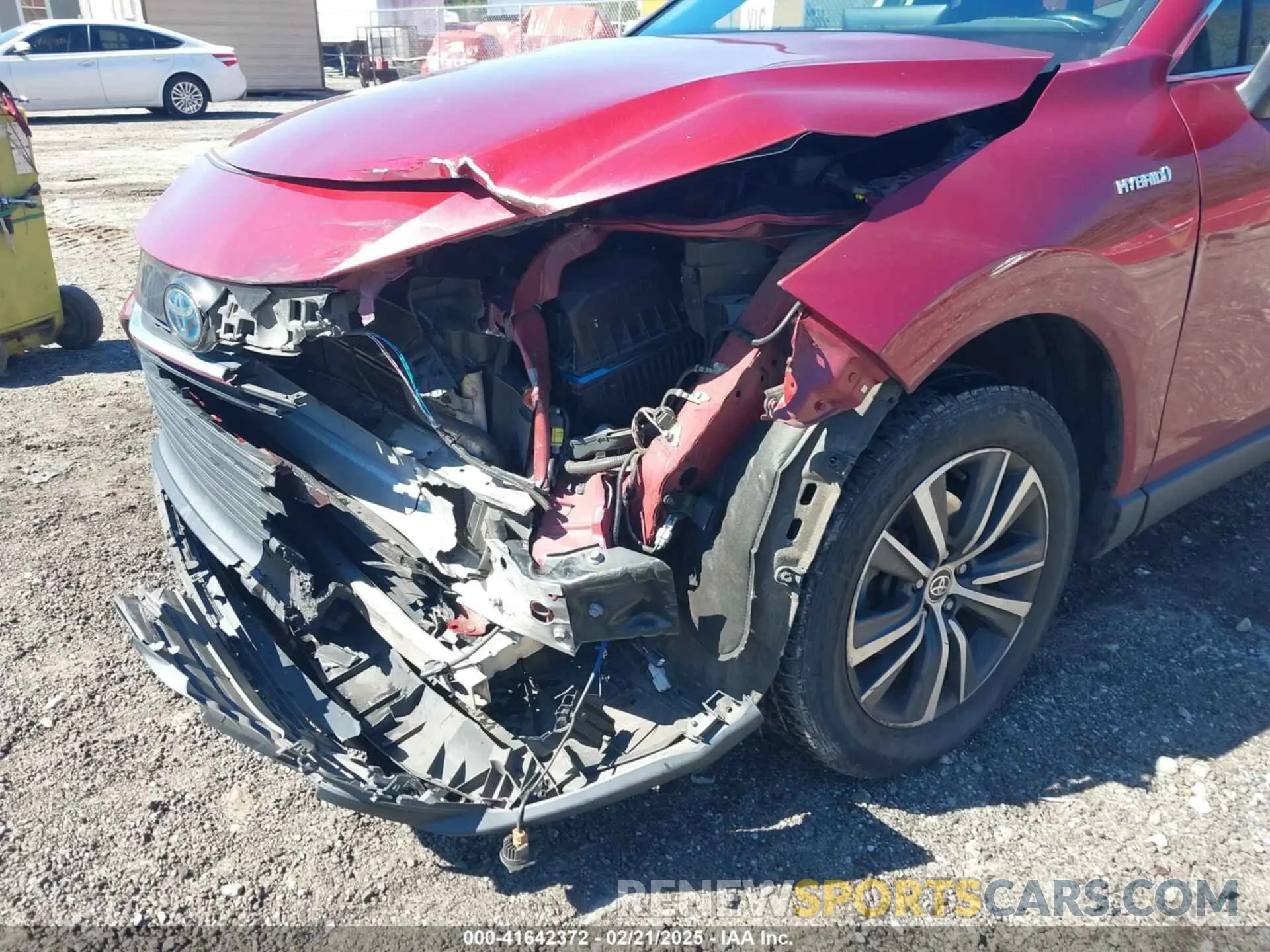 6 Photograph of a damaged car JTEAAAAH2MJ006695 TOYOTA VENZA 2021