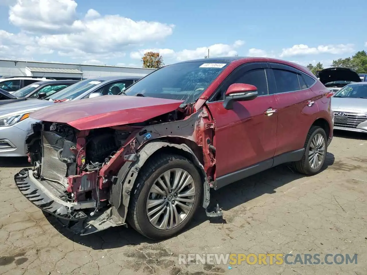1 Photograph of a damaged car JTEAAAAH2MJ033542 TOYOTA VENZA 2021