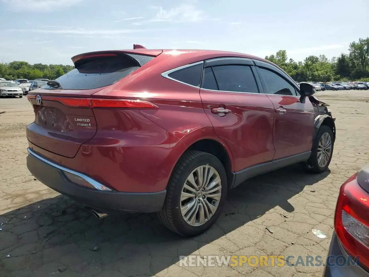 3 Photograph of a damaged car JTEAAAAH2MJ033542 TOYOTA VENZA 2021