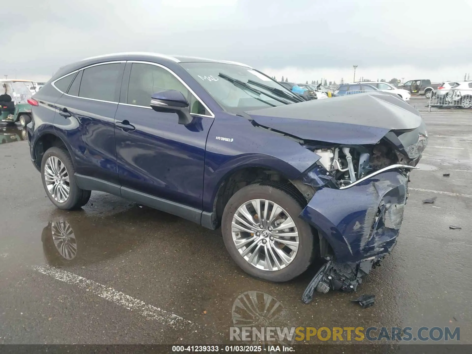 1 Photograph of a damaged car JTEAAAAH2MJ047120 TOYOTA VENZA 2021
