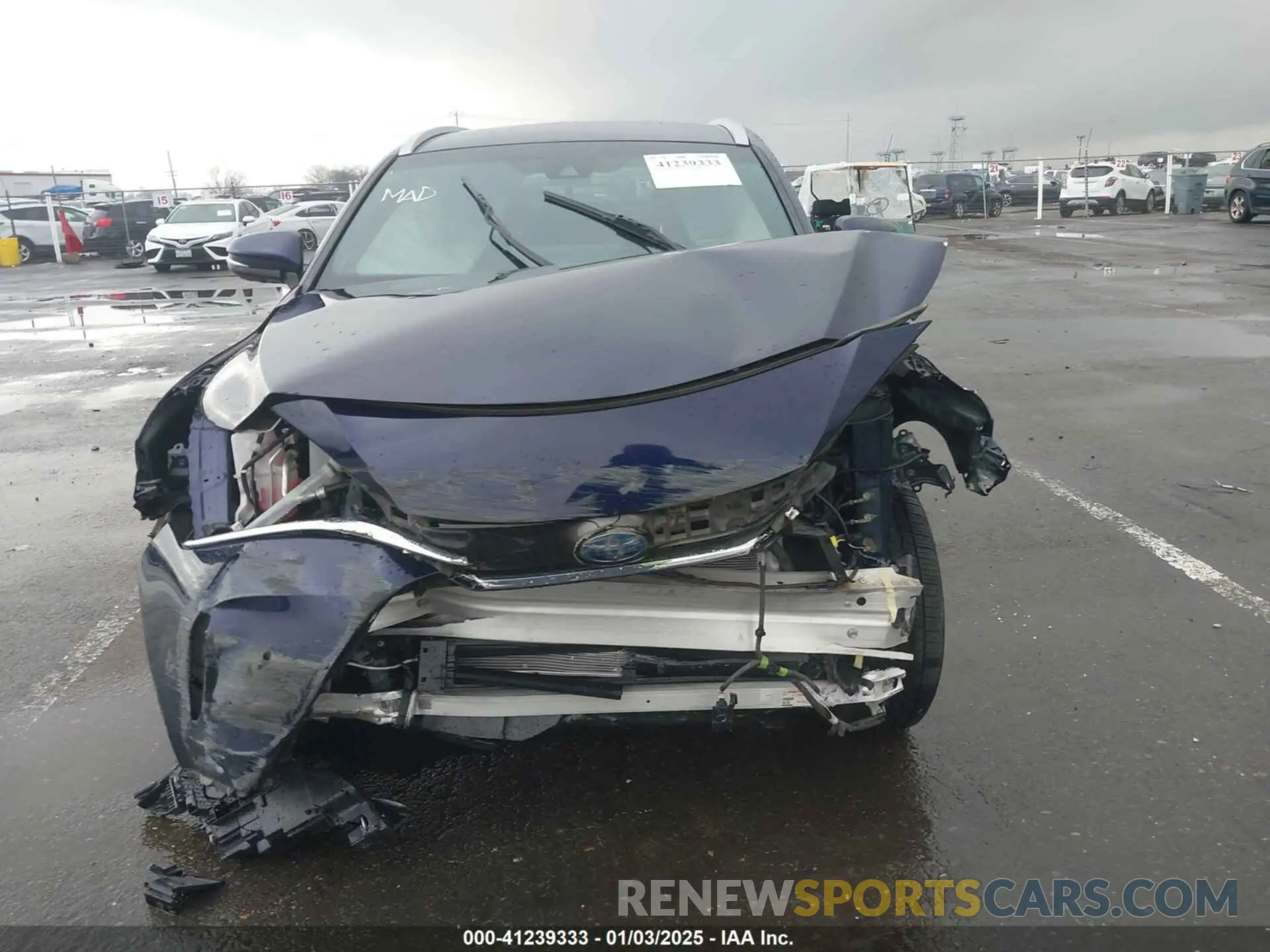 12 Photograph of a damaged car JTEAAAAH2MJ047120 TOYOTA VENZA 2021