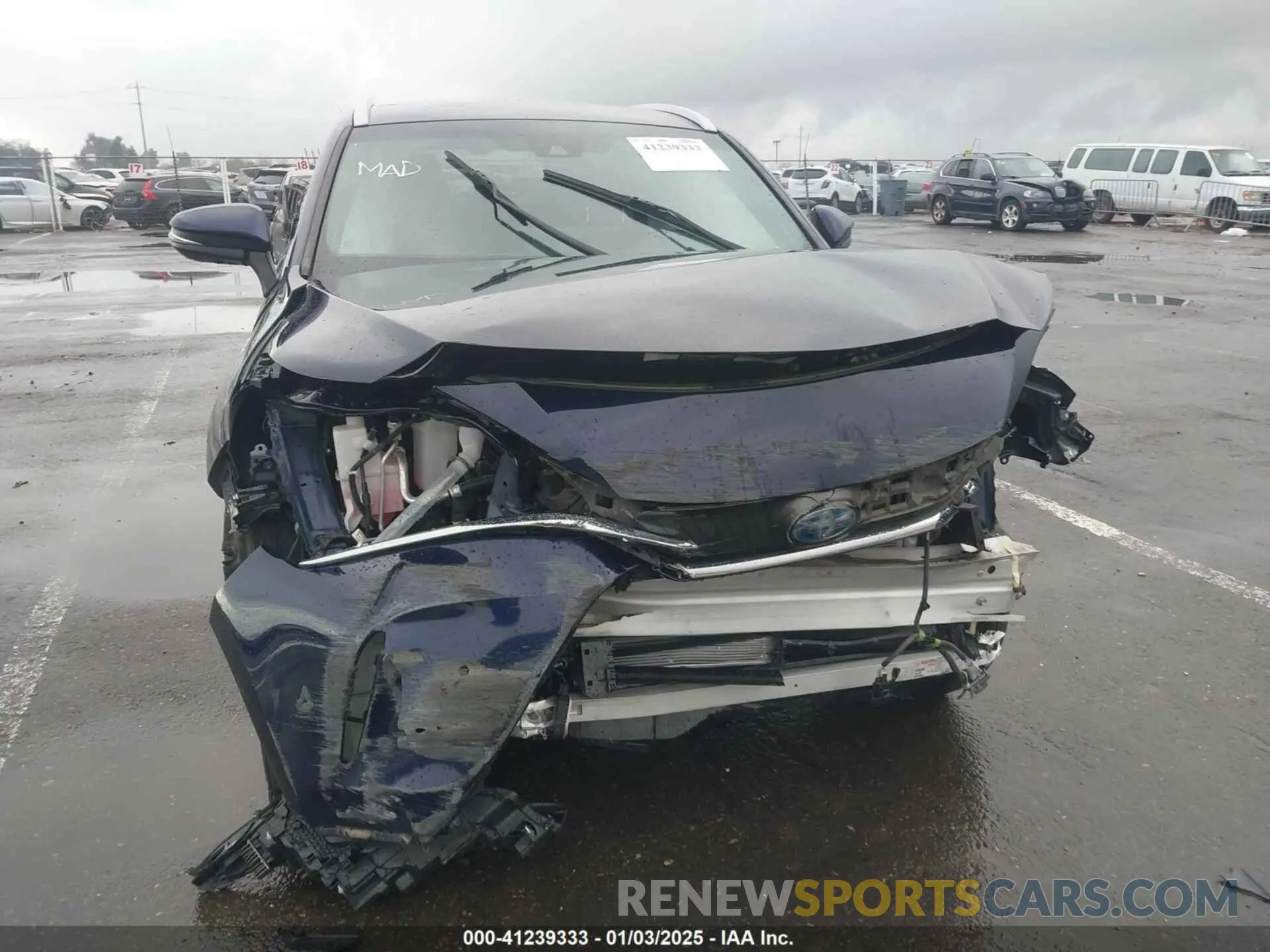 6 Photograph of a damaged car JTEAAAAH2MJ047120 TOYOTA VENZA 2021
