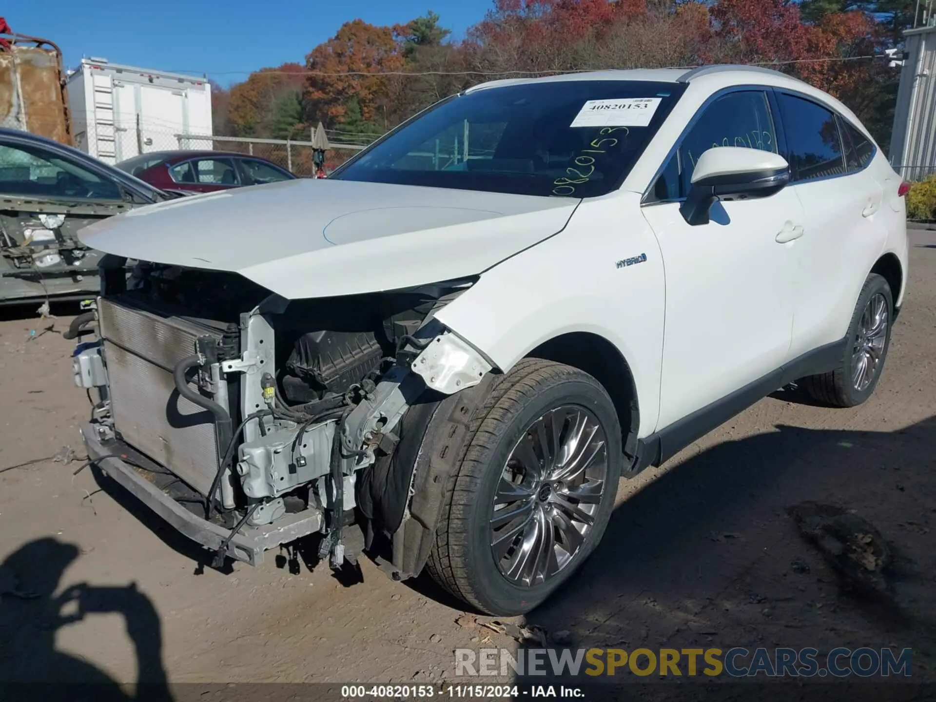 2 Photograph of a damaged car JTEAAAAH2MJ048526 TOYOTA VENZA 2021