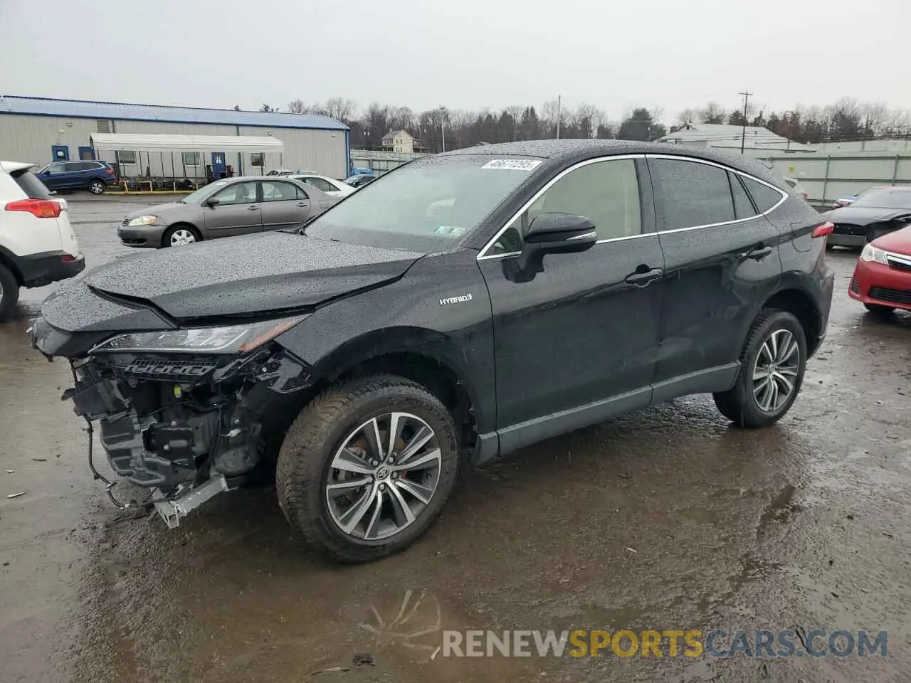 1 Photograph of a damaged car JTEAAAAH2MJ050650 TOYOTA VENZA 2021