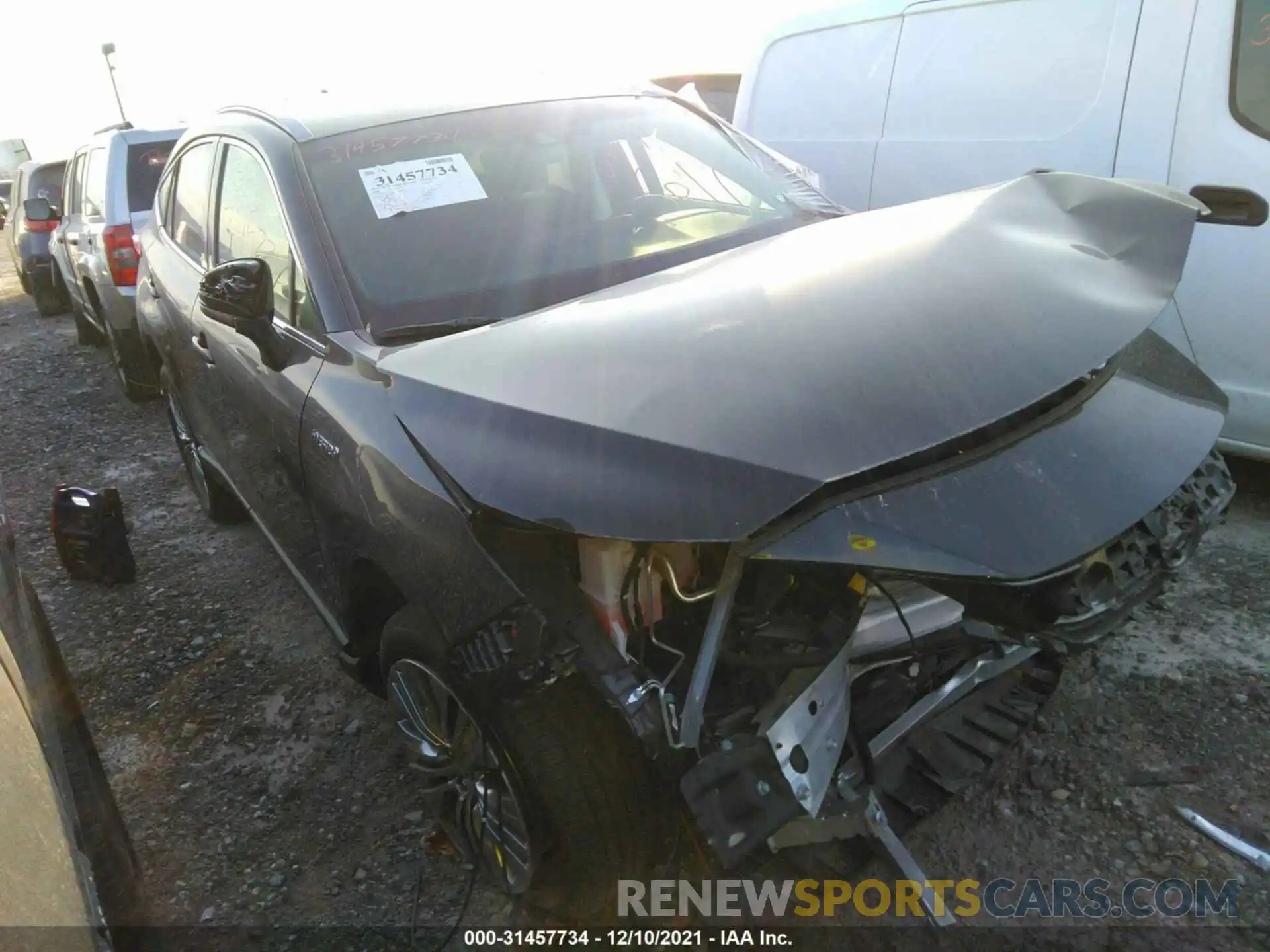 1 Photograph of a damaged car JTEAAAAH2MJ059669 TOYOTA VENZA 2021