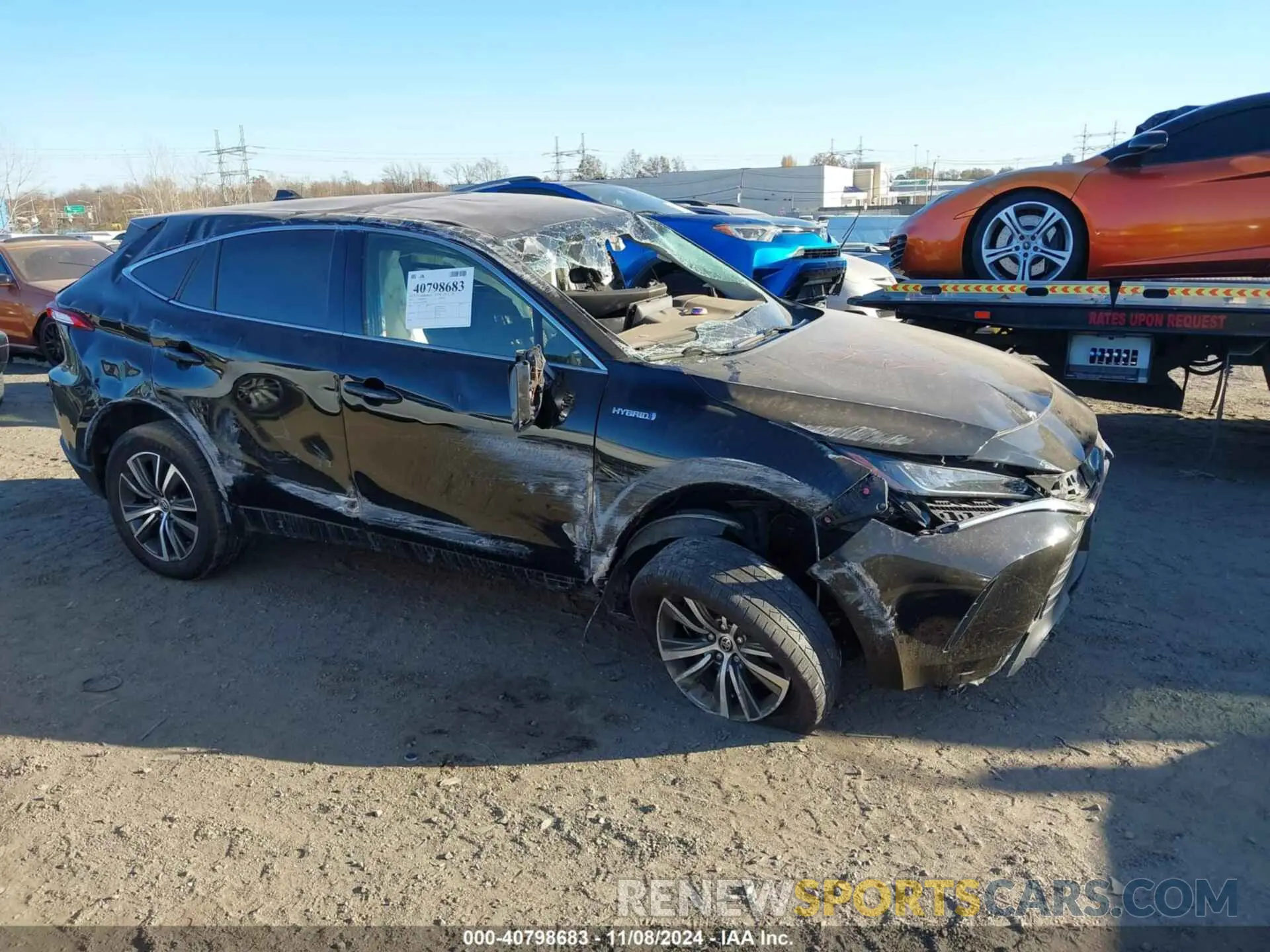 13 Photograph of a damaged car JTEAAAAH2MJ070929 TOYOTA VENZA 2021