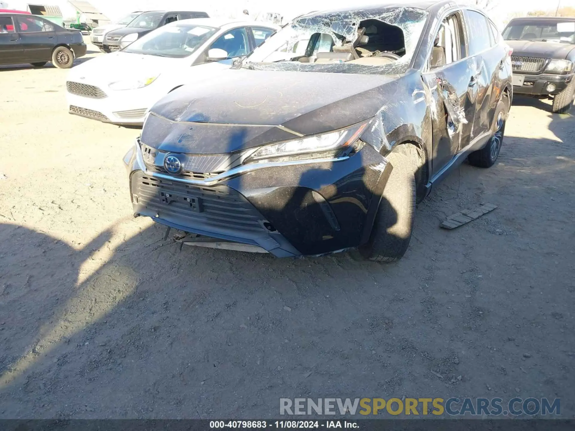 2 Photograph of a damaged car JTEAAAAH2MJ070929 TOYOTA VENZA 2021