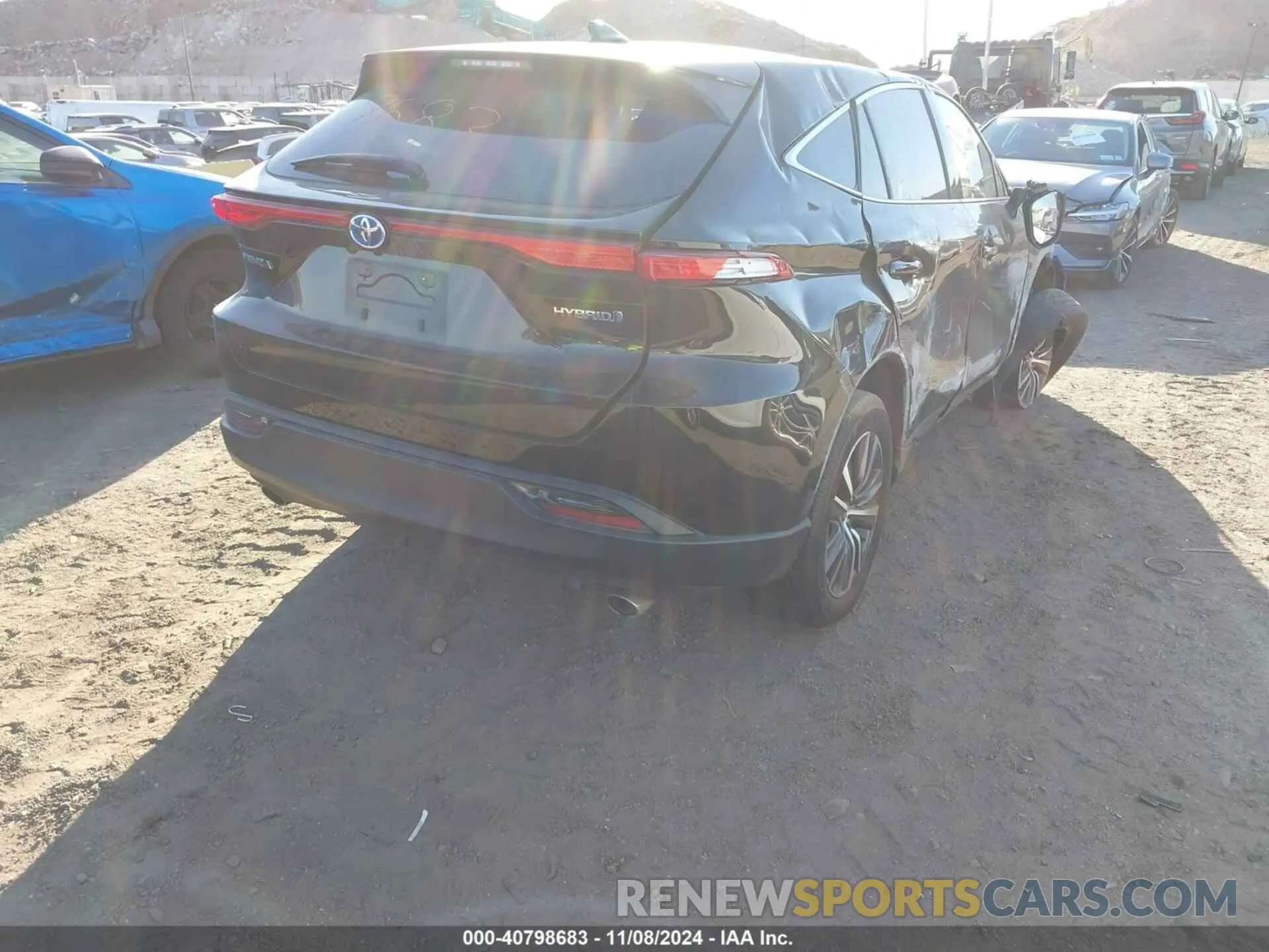 4 Photograph of a damaged car JTEAAAAH2MJ070929 TOYOTA VENZA 2021