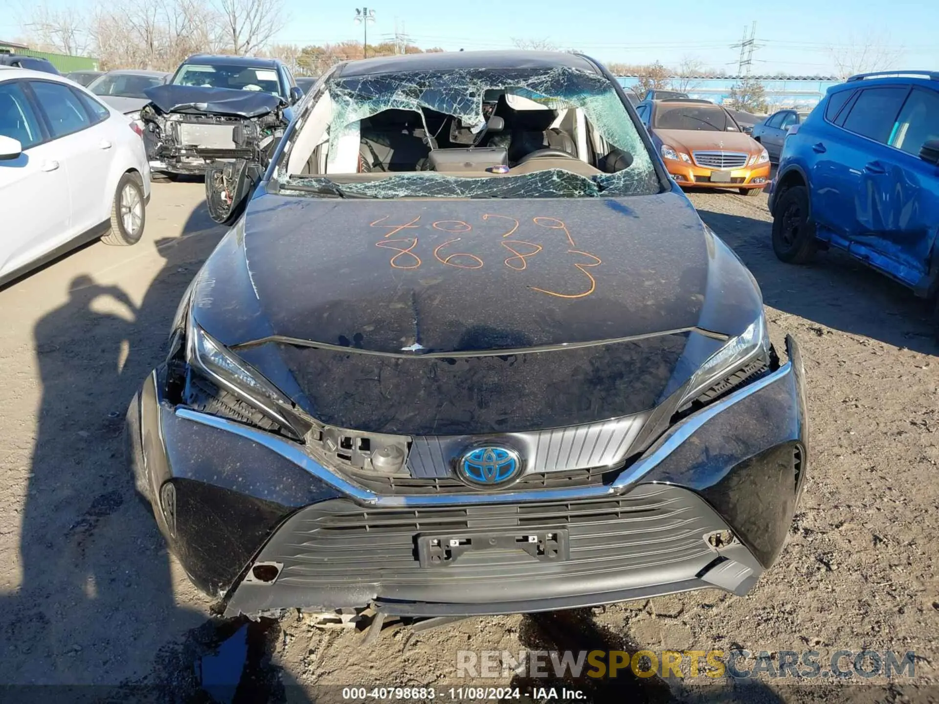 6 Photograph of a damaged car JTEAAAAH2MJ070929 TOYOTA VENZA 2021