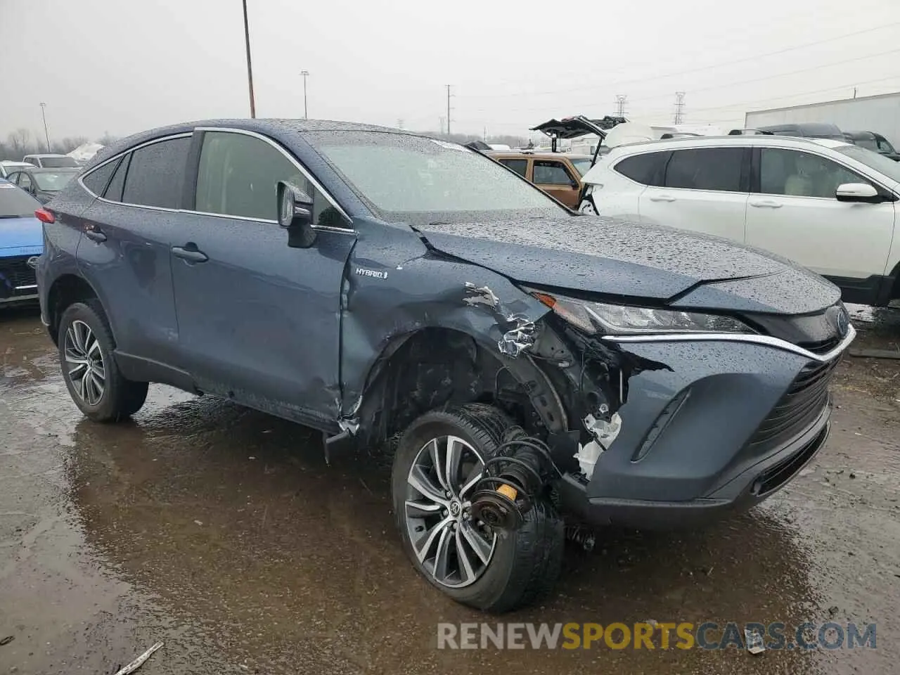 4 Photograph of a damaged car JTEAAAAH2MJ073247 TOYOTA VENZA 2021