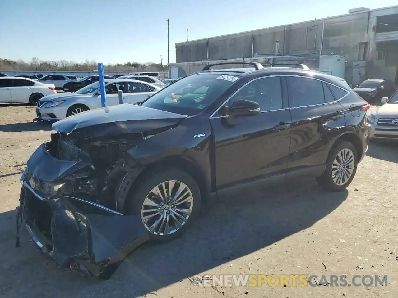 1 Photograph of a damaged car JTEAAAAH2MJ079128 TOYOTA VENZA 2021