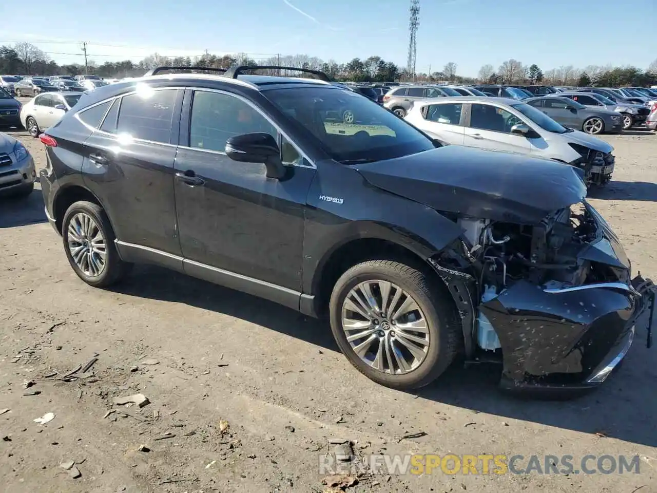 4 Photograph of a damaged car JTEAAAAH2MJ079128 TOYOTA VENZA 2021