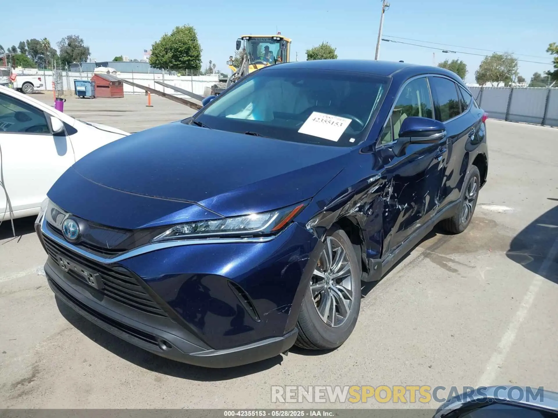 2 Photograph of a damaged car JTEAAAAH3MJ002154 TOYOTA VENZA 2021