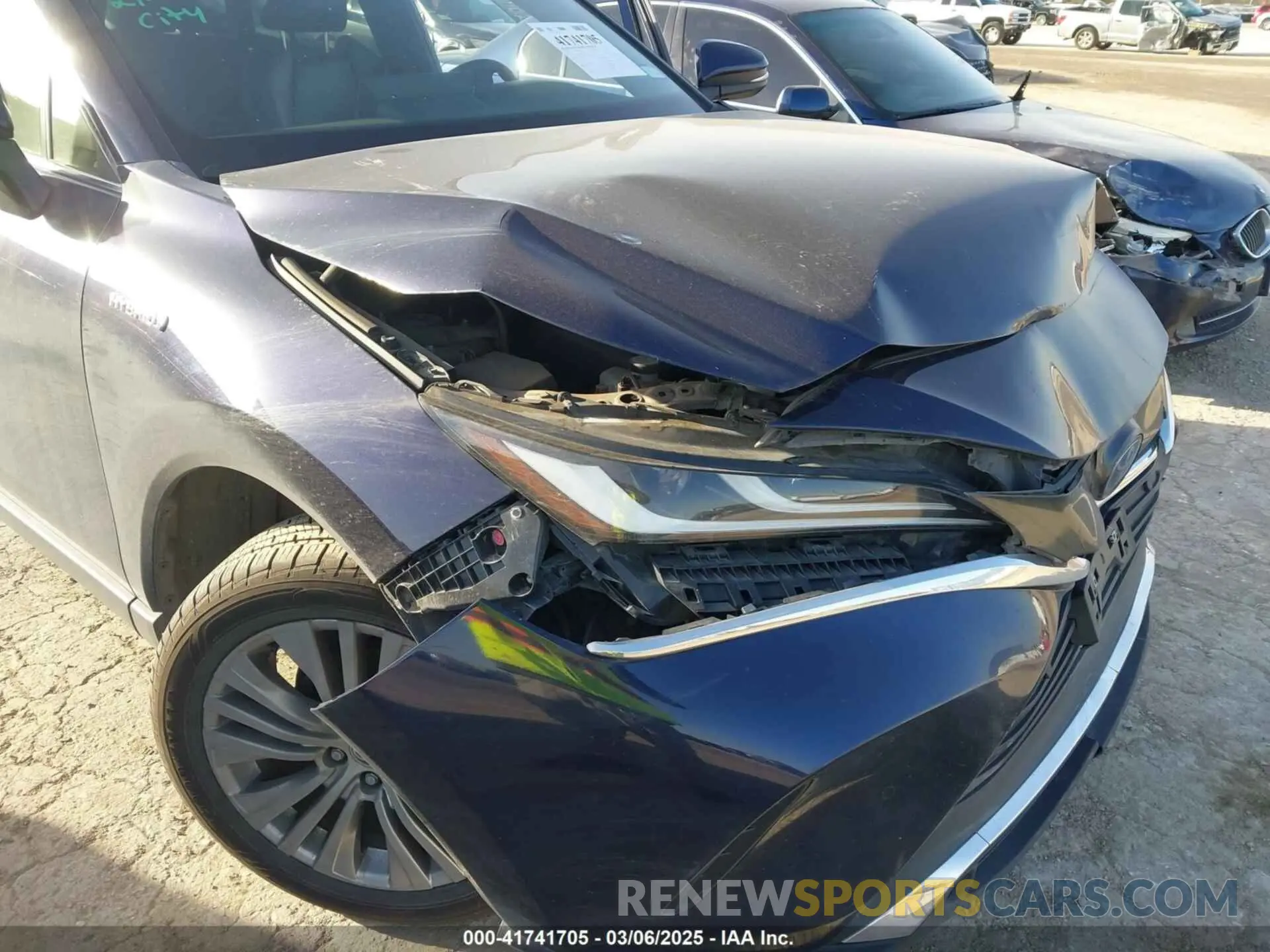 6 Photograph of a damaged car JTEAAAAH3MJ005992 TOYOTA VENZA 2021