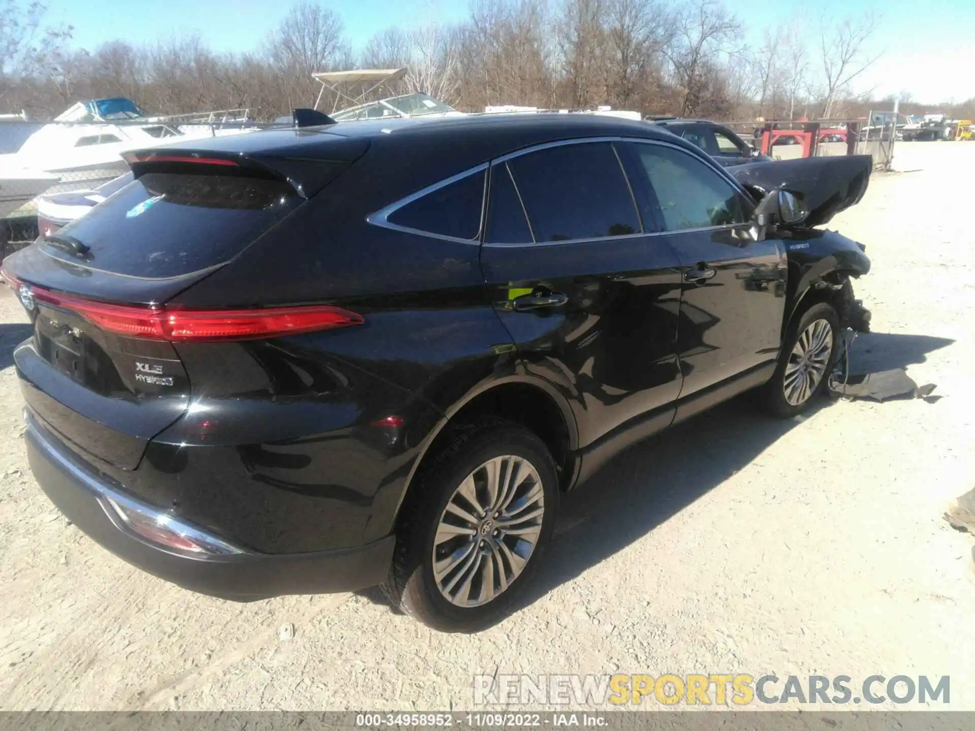 4 Photograph of a damaged car JTEAAAAH3MJ006673 TOYOTA VENZA 2021