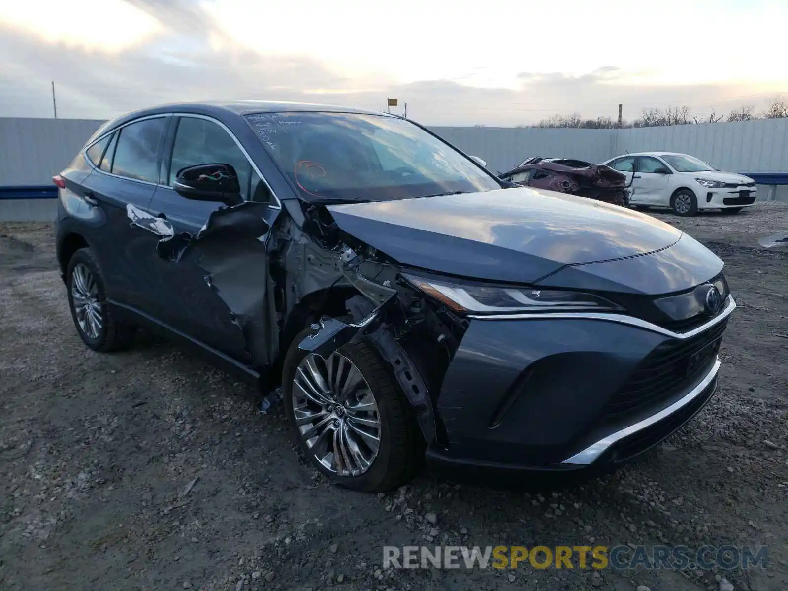 1 Photograph of a damaged car JTEAAAAH3MJ017219 TOYOTA VENZA 2021