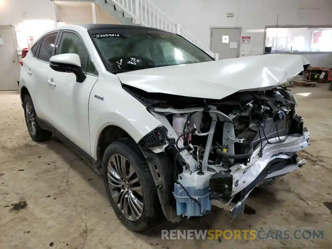 1 Photograph of a damaged car JTEAAAAH3MJ022906 TOYOTA VENZA 2021