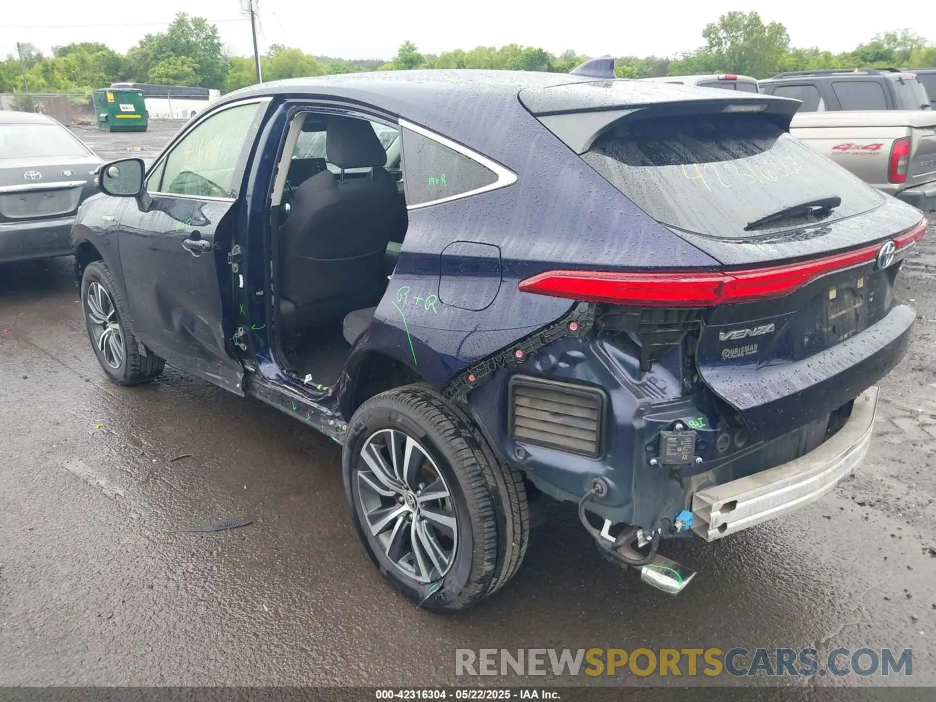 3 Photograph of a damaged car JTEAAAAH3MJ023795 TOYOTA VENZA 2021