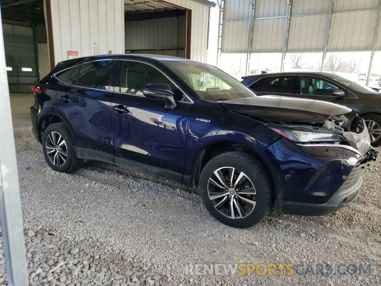 4 Photograph of a damaged car JTEAAAAH3MJ044484 TOYOTA VENZA 2021