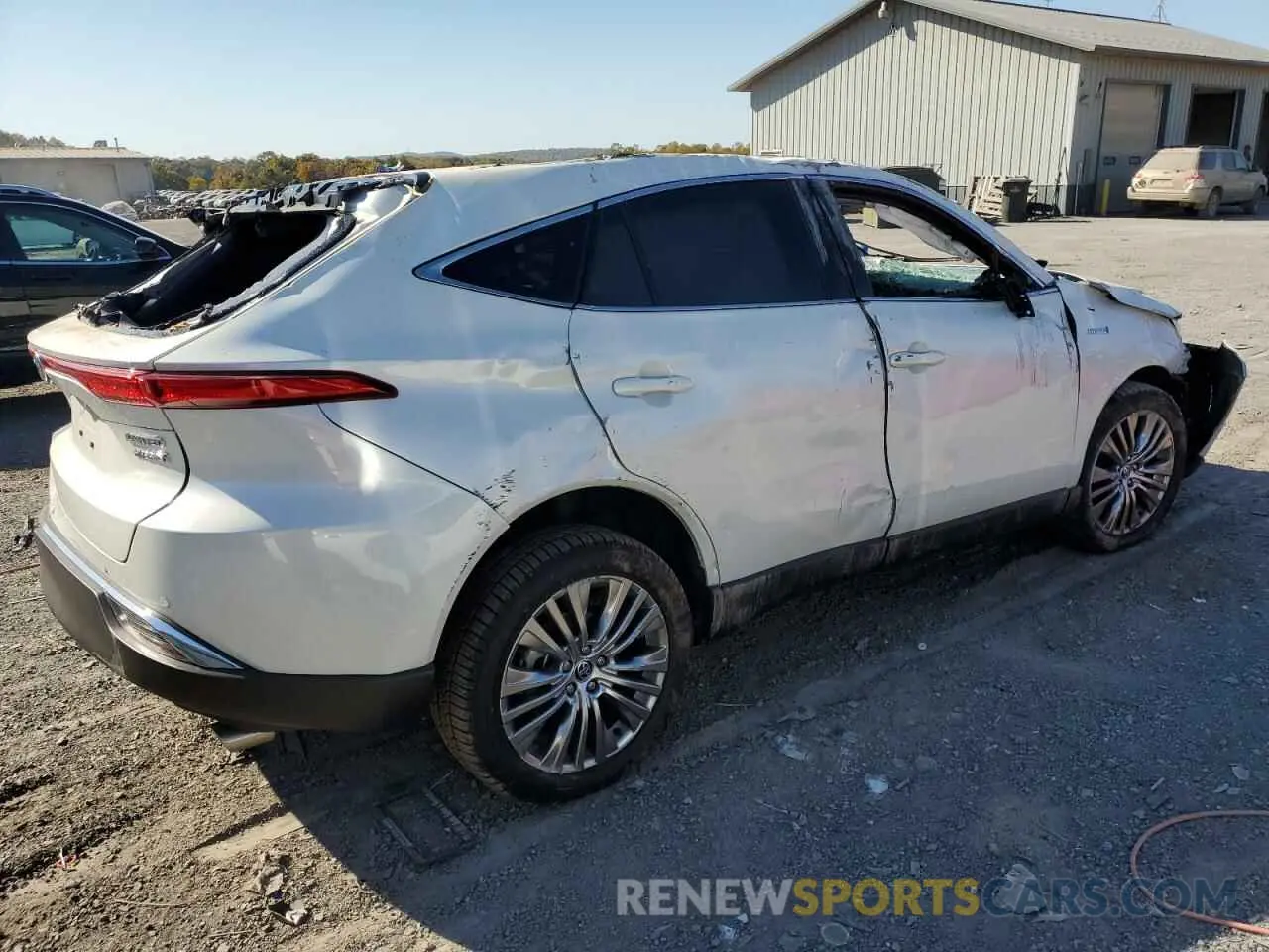 3 Photograph of a damaged car JTEAAAAH3MJ048843 TOYOTA VENZA 2021