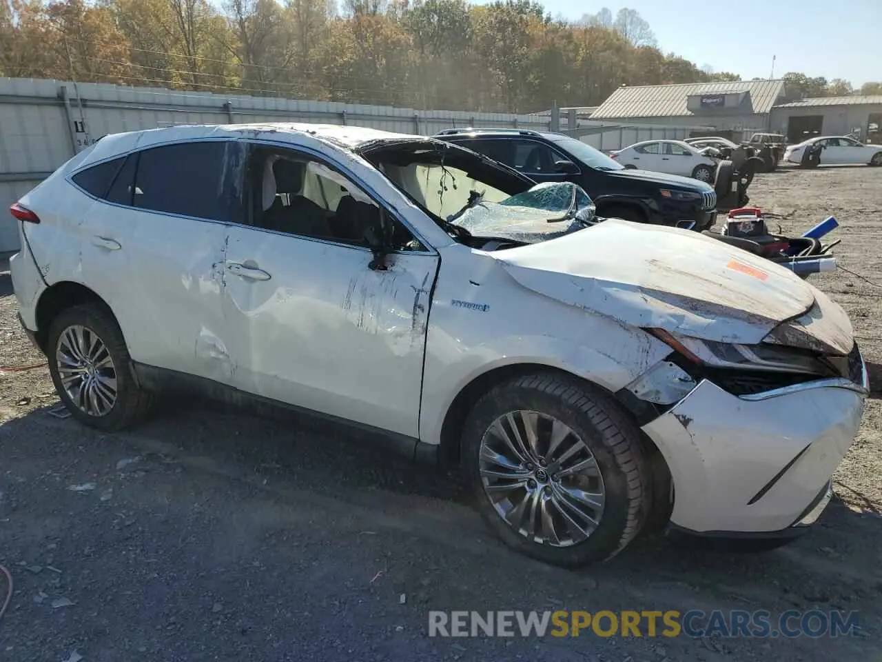 4 Photograph of a damaged car JTEAAAAH3MJ048843 TOYOTA VENZA 2021