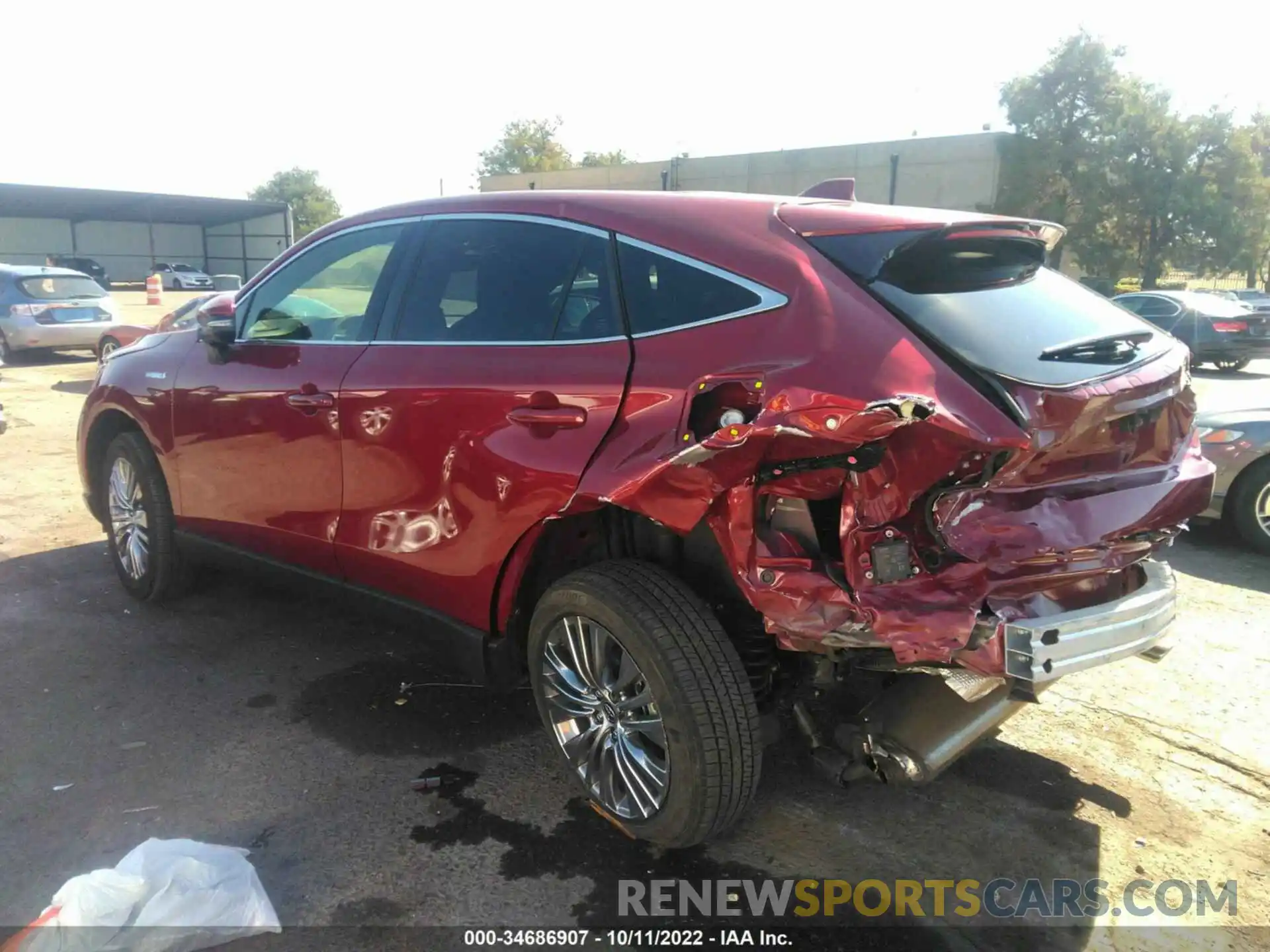 3 Photograph of a damaged car JTEAAAAH3MJ055744 TOYOTA VENZA 2021