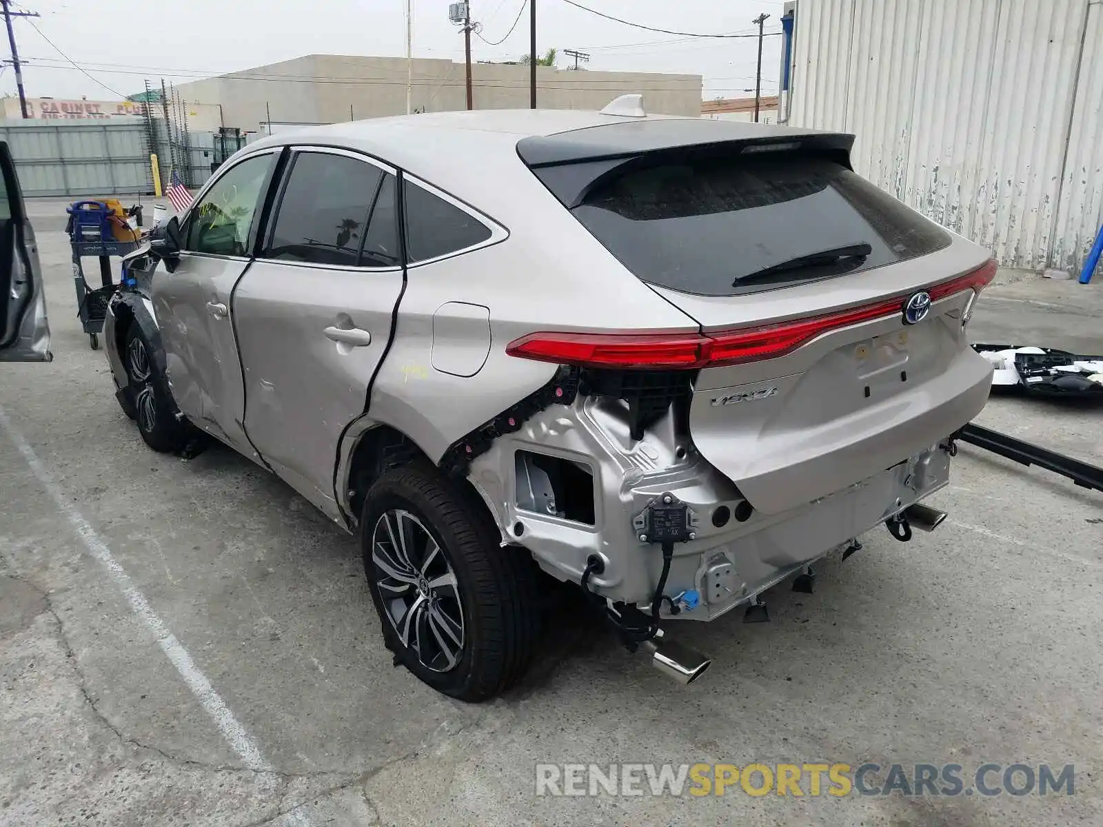 3 Photograph of a damaged car JTEAAAAH3MJ061267 TOYOTA VENZA 2021