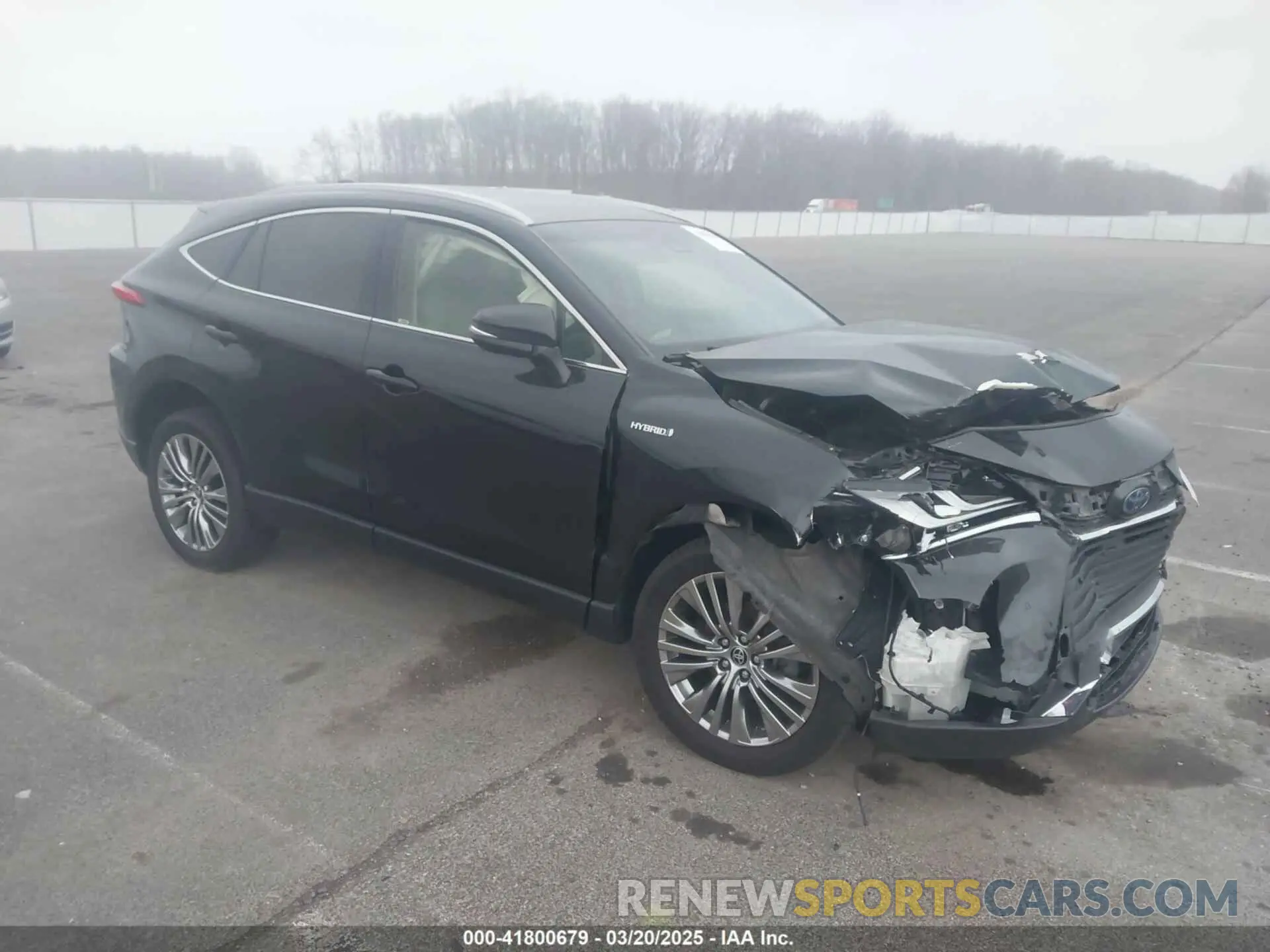 1 Photograph of a damaged car JTEAAAAH3MJ063486 TOYOTA VENZA 2021
