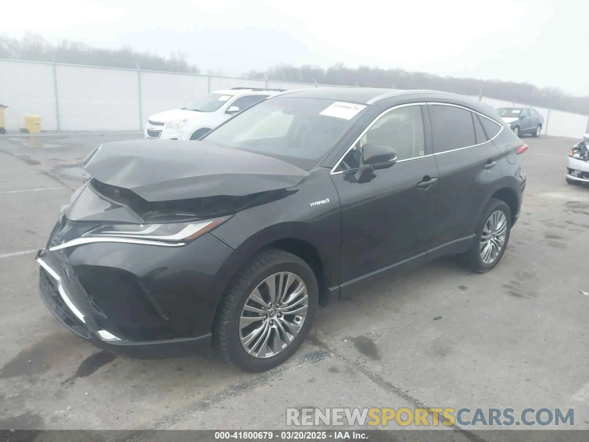 2 Photograph of a damaged car JTEAAAAH3MJ063486 TOYOTA VENZA 2021