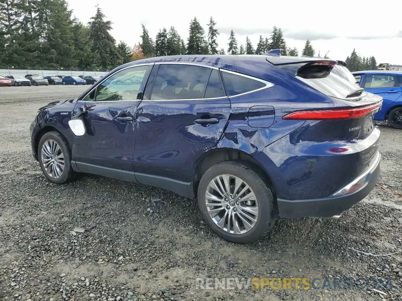 2 Photograph of a damaged car JTEAAAAH3MJ063729 TOYOTA VENZA 2021
