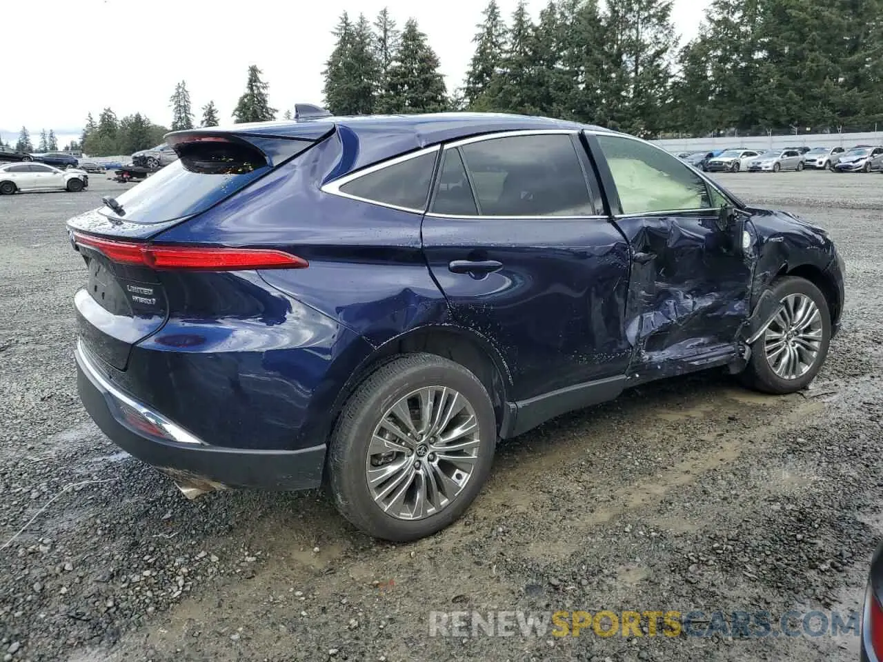 3 Photograph of a damaged car JTEAAAAH3MJ063729 TOYOTA VENZA 2021