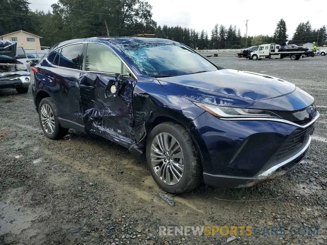 4 Photograph of a damaged car JTEAAAAH3MJ063729 TOYOTA VENZA 2021