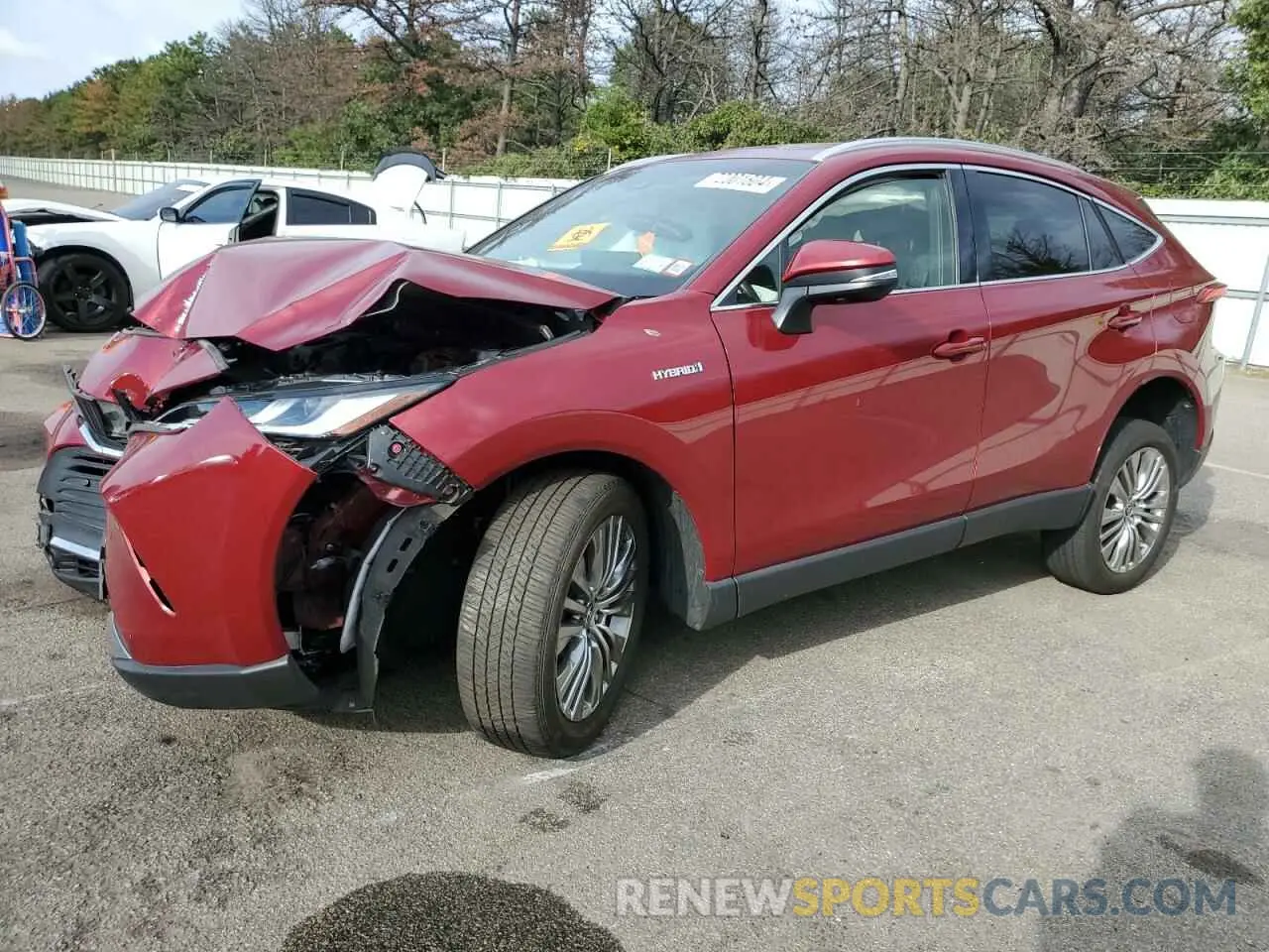 1 Photograph of a damaged car JTEAAAAH3MJ073144 TOYOTA VENZA 2021