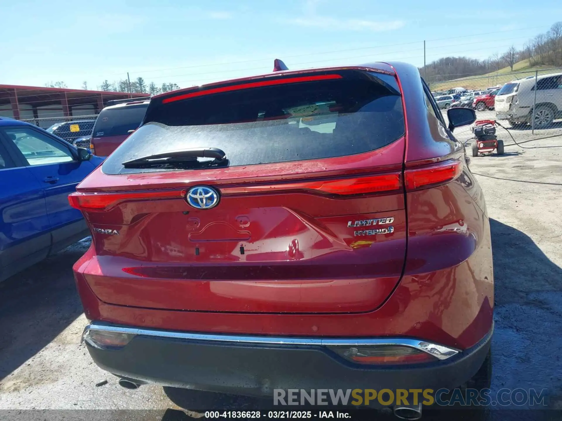 16 Photograph of a damaged car JTEAAAAH3MJ076612 TOYOTA VENZA 2021