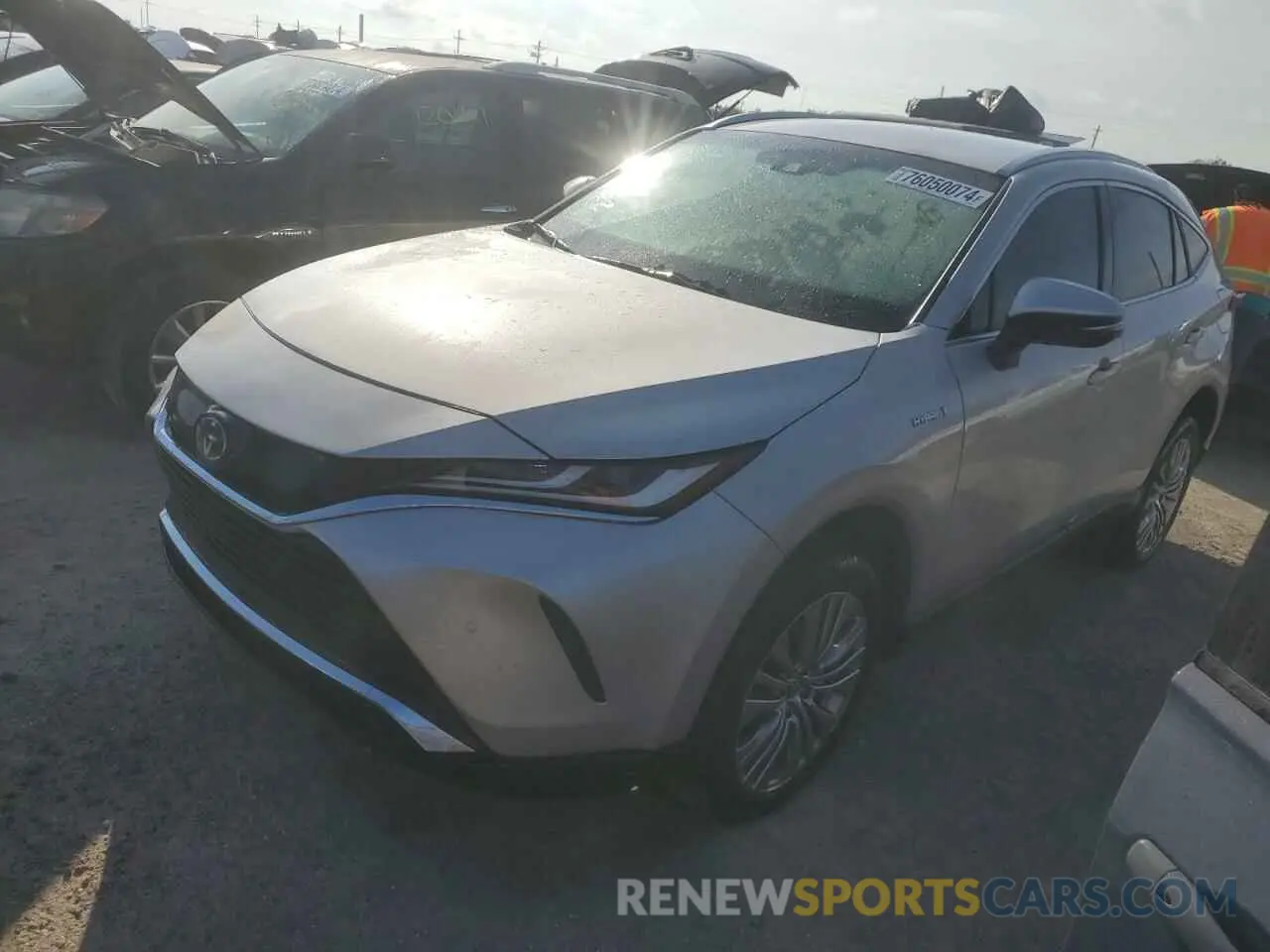 1 Photograph of a damaged car JTEAAAAH3MJ079347 TOYOTA VENZA 2021