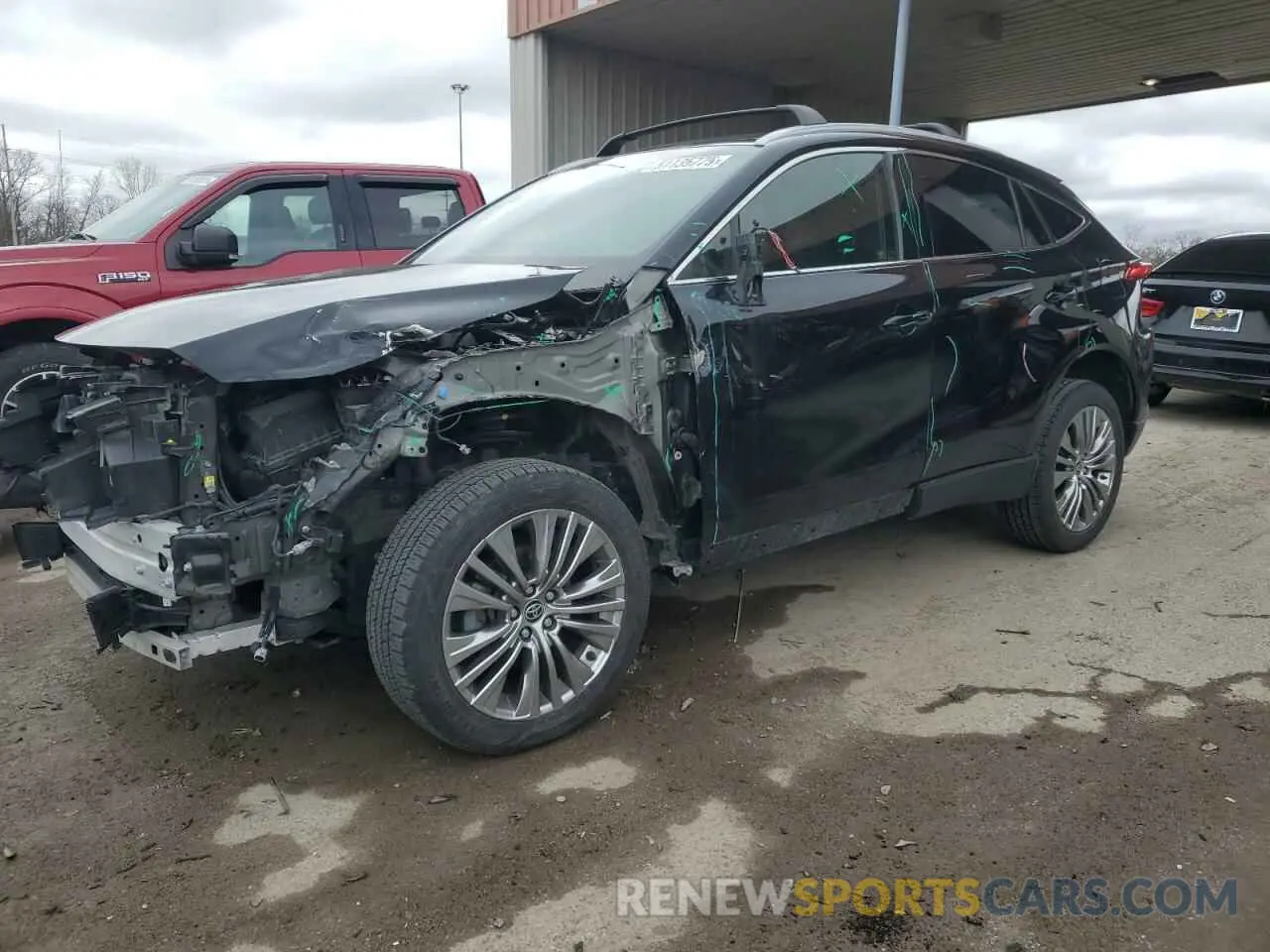 1 Photograph of a damaged car JTEAAAAH3MJ079672 TOYOTA VENZA 2021