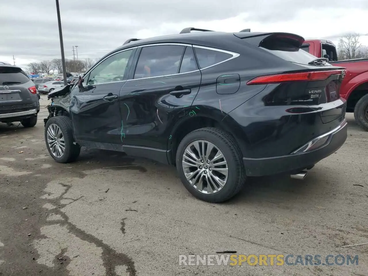 2 Photograph of a damaged car JTEAAAAH3MJ079672 TOYOTA VENZA 2021