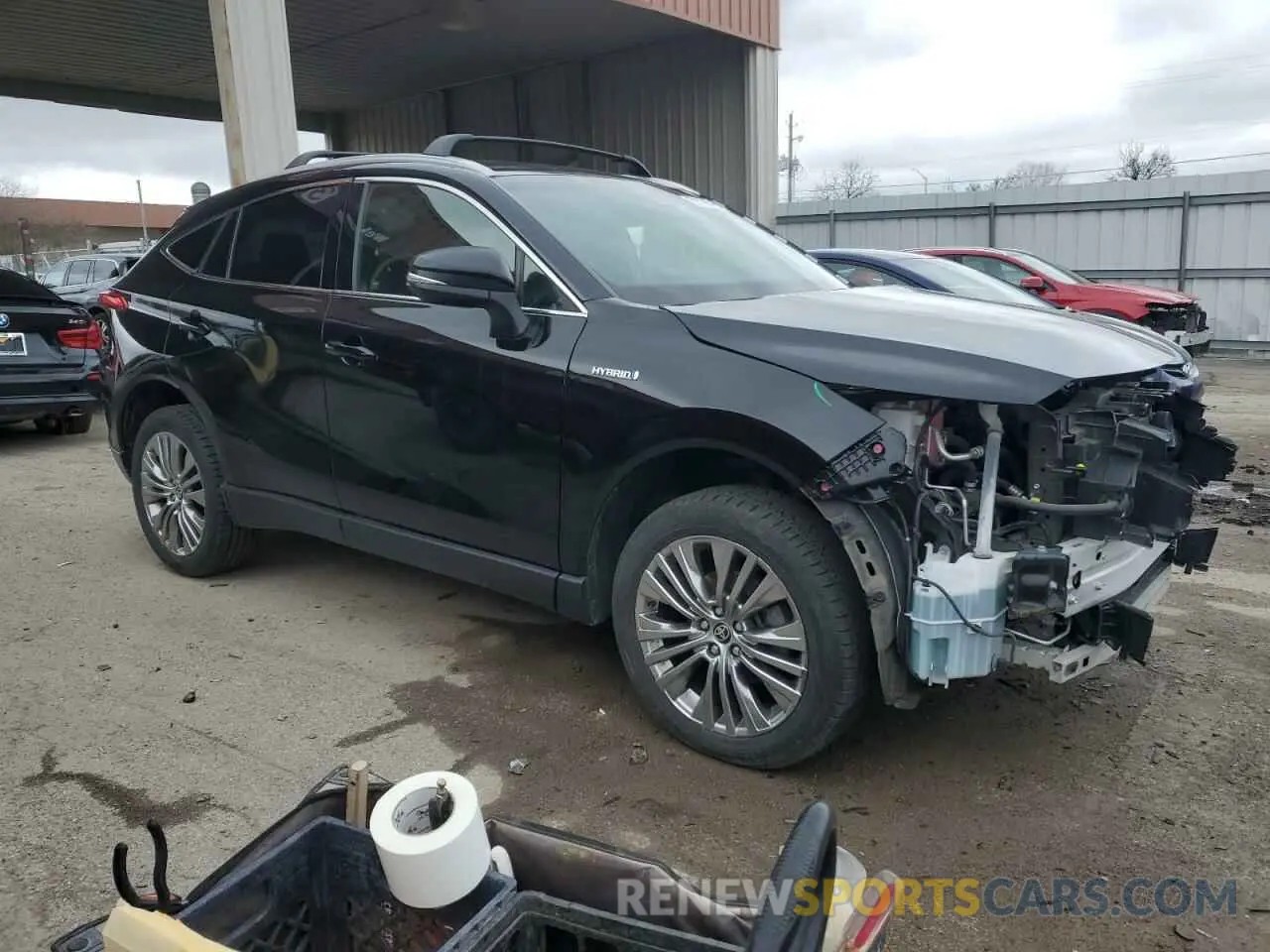 4 Photograph of a damaged car JTEAAAAH3MJ079672 TOYOTA VENZA 2021