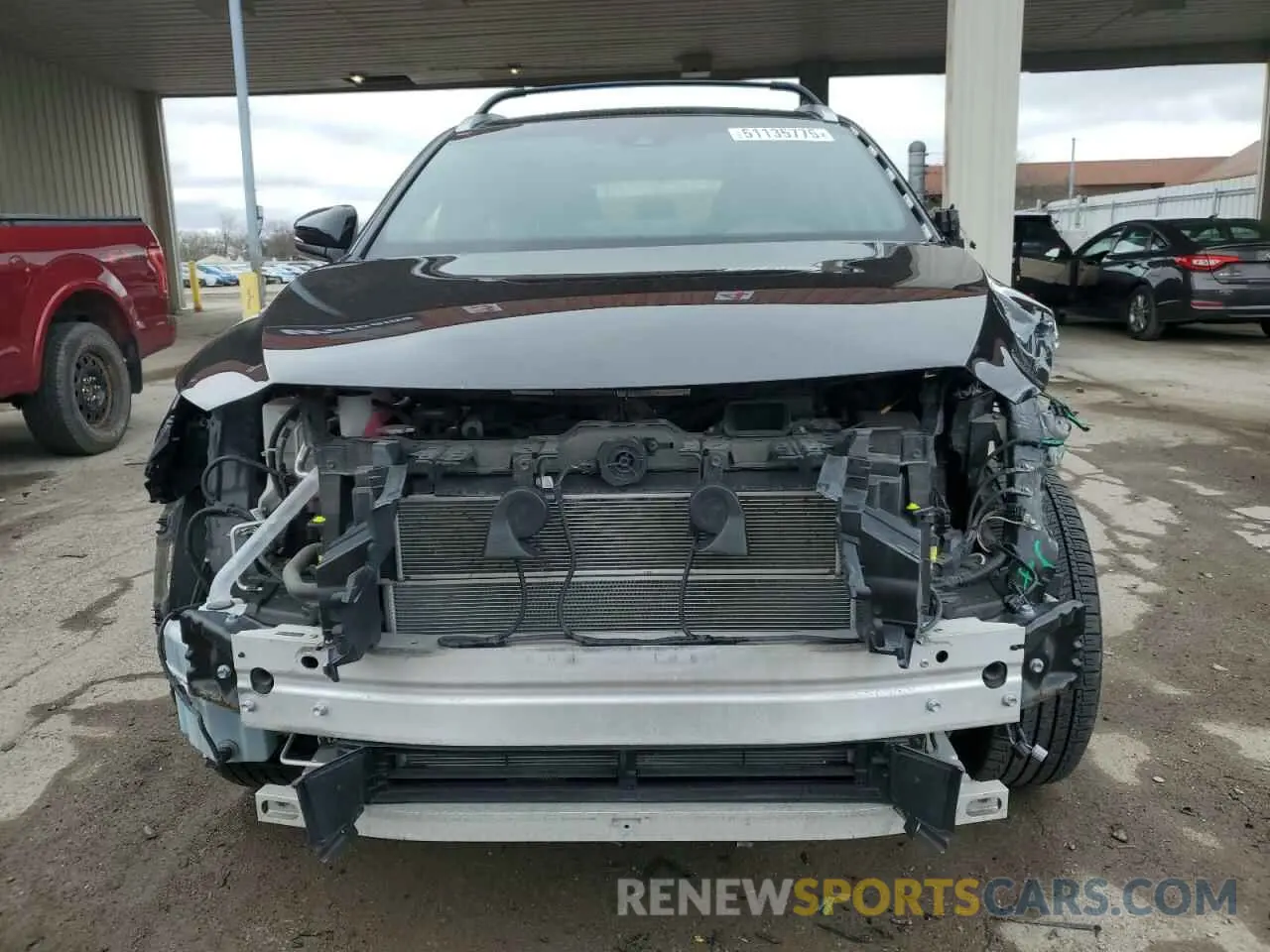 5 Photograph of a damaged car JTEAAAAH3MJ079672 TOYOTA VENZA 2021