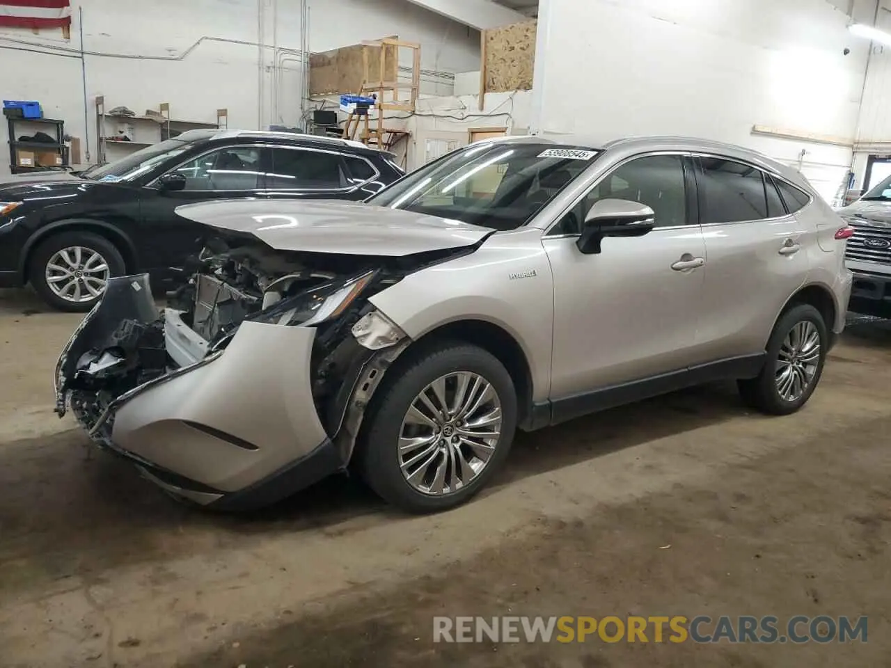 1 Photograph of a damaged car JTEAAAAH4MJ002843 TOYOTA VENZA 2021