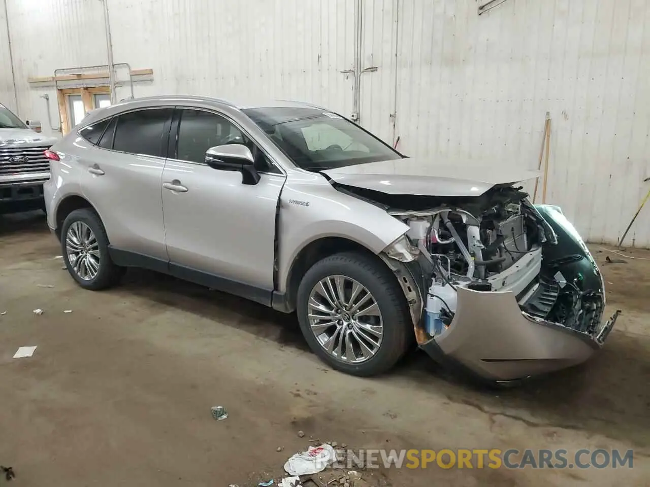 4 Photograph of a damaged car JTEAAAAH4MJ002843 TOYOTA VENZA 2021
