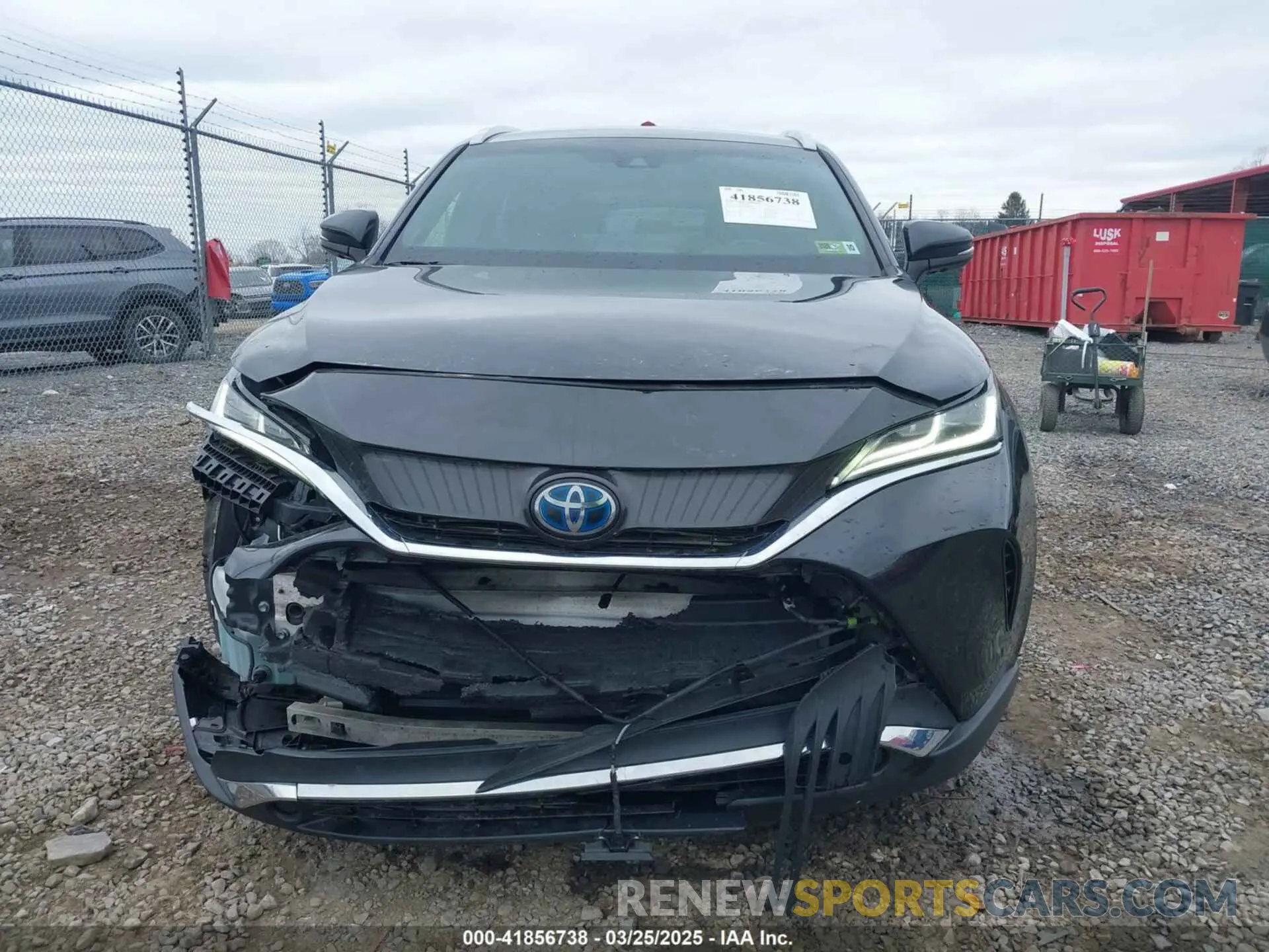12 Photograph of a damaged car JTEAAAAH4MJ005080 TOYOTA VENZA 2021