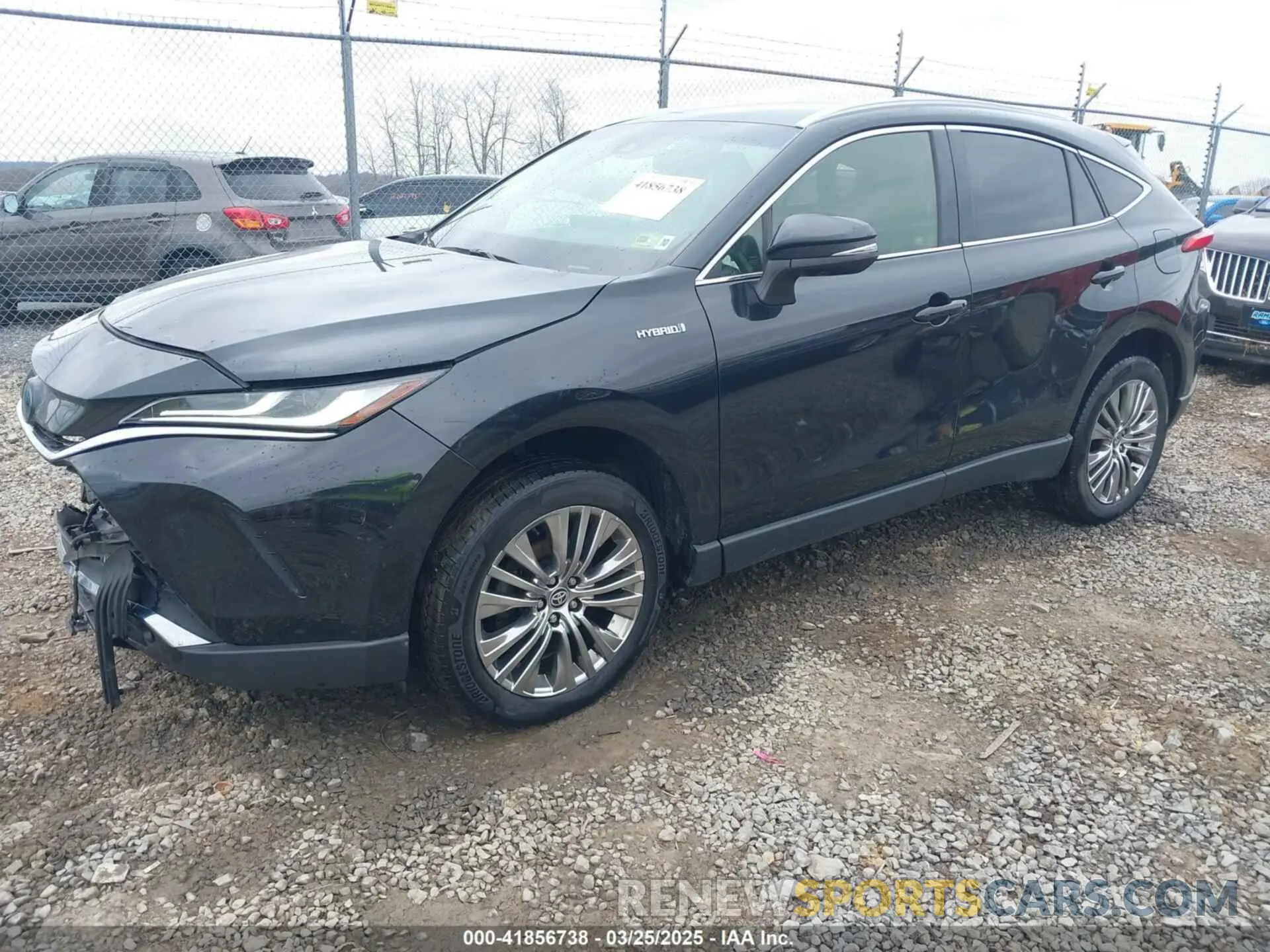 2 Photograph of a damaged car JTEAAAAH4MJ005080 TOYOTA VENZA 2021