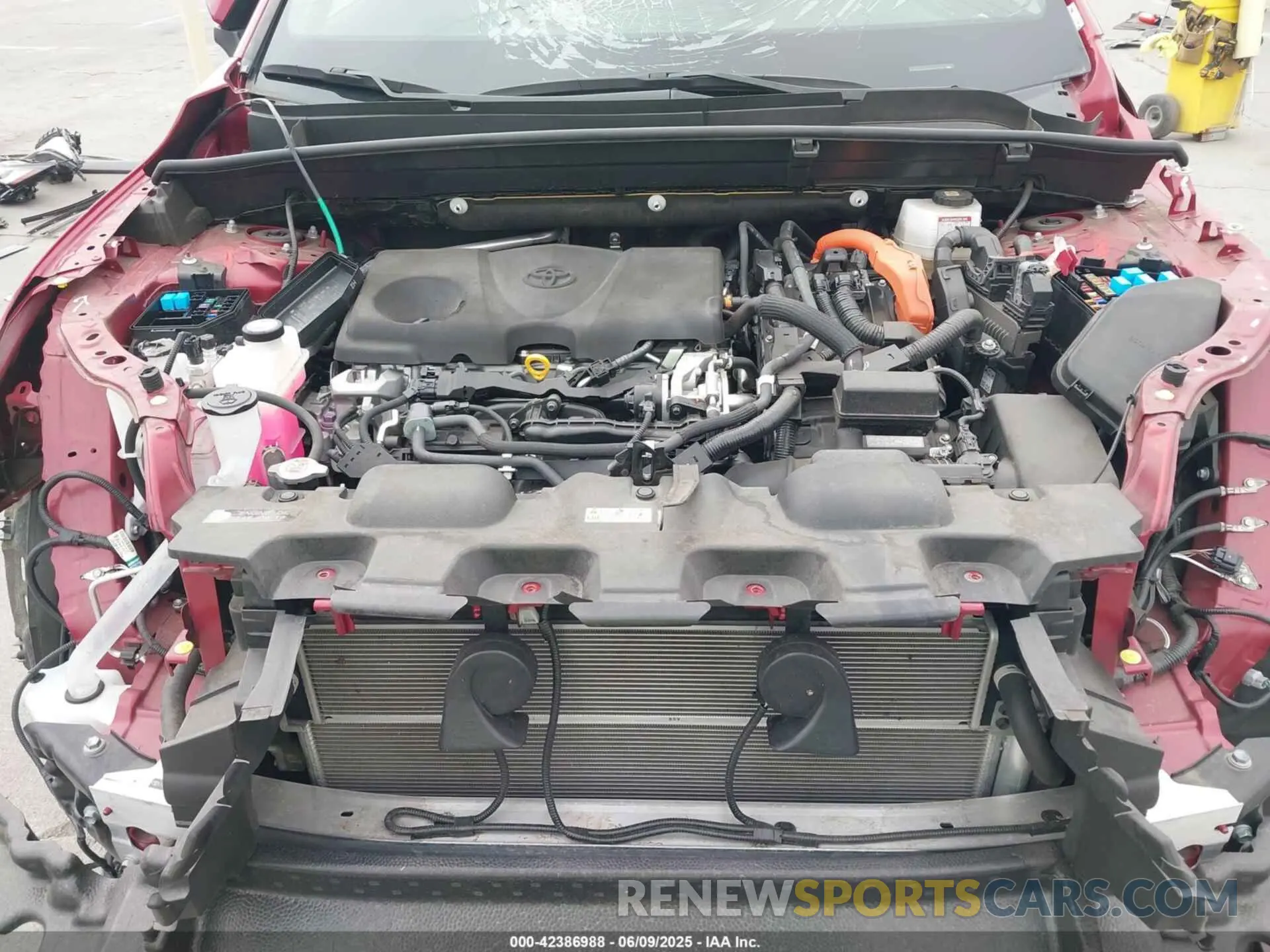 10 Photograph of a damaged car JTEAAAAH4MJ015060 TOYOTA VENZA 2021